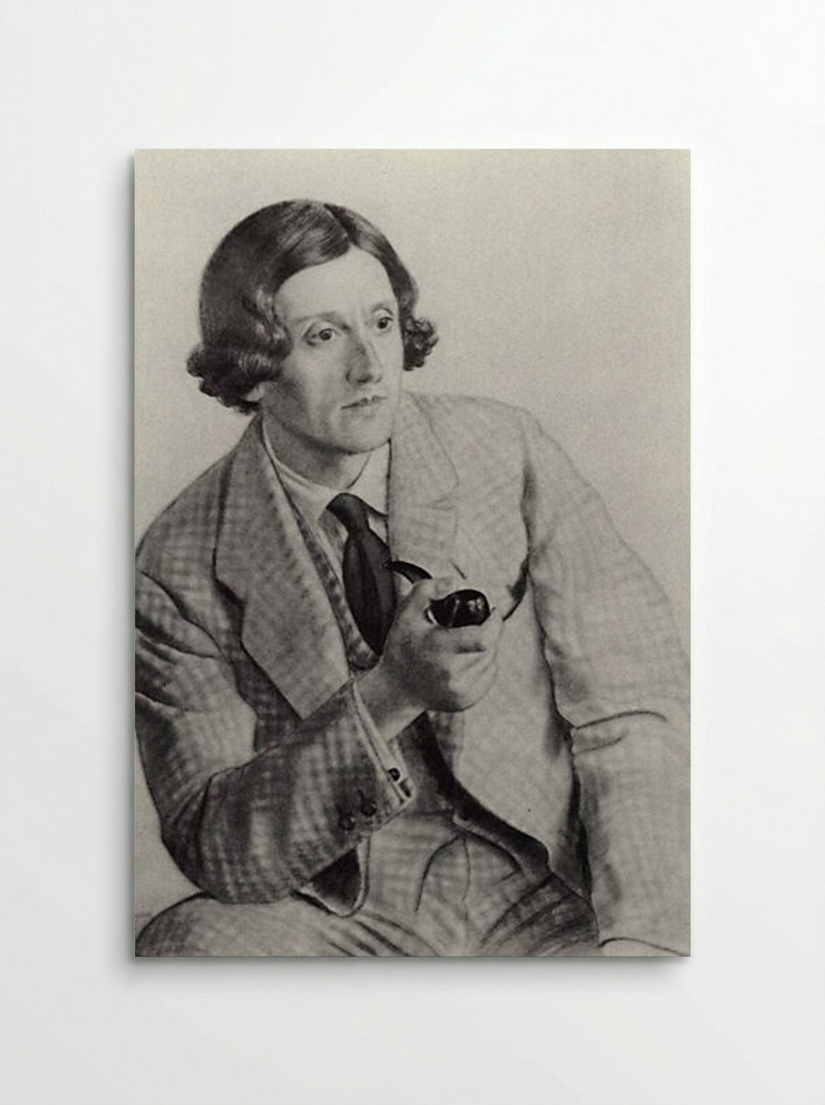 Portrait of Isaak Izrailevich Brodsky - Boris Kustodiev - Poster