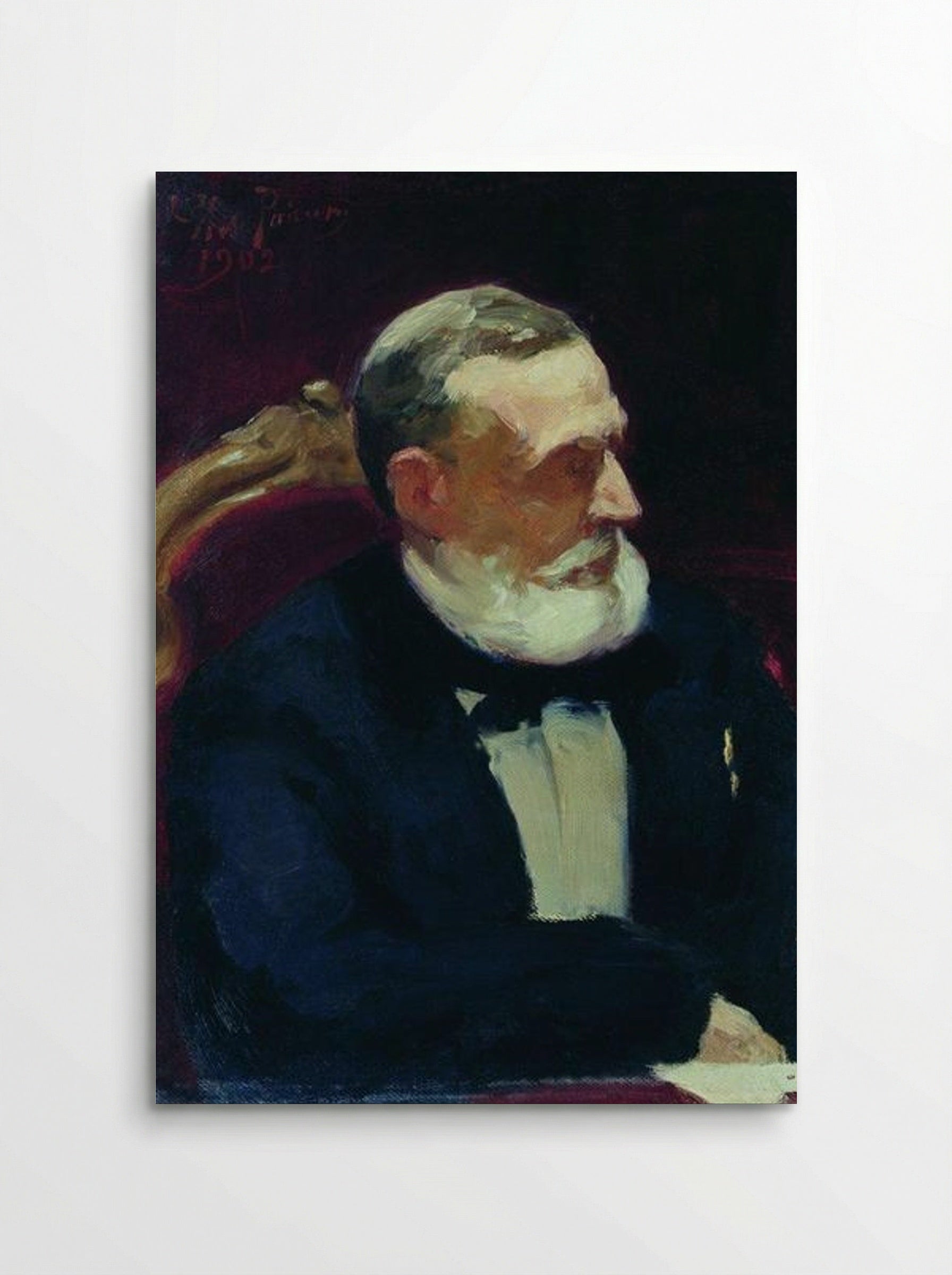 Portrait of Ivan Ivanovich Shamshin - Ilya Repin - Poster