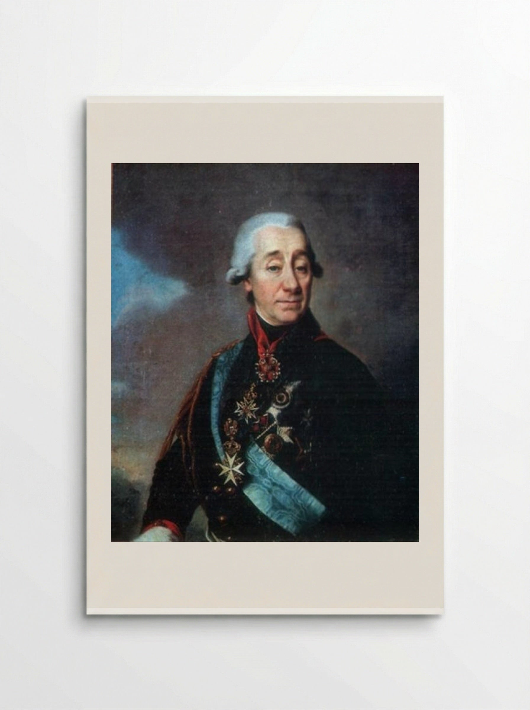 Portrait of Ivan Varfolomeevich Lamb - Dmitry Levitzky - Poster