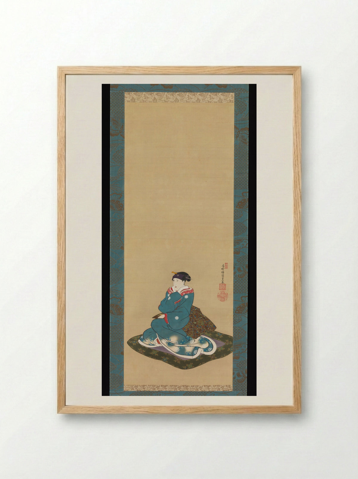 Portrait of Iwai Kumesaburō II - Utagawa Kunisada - Framed Print Wood