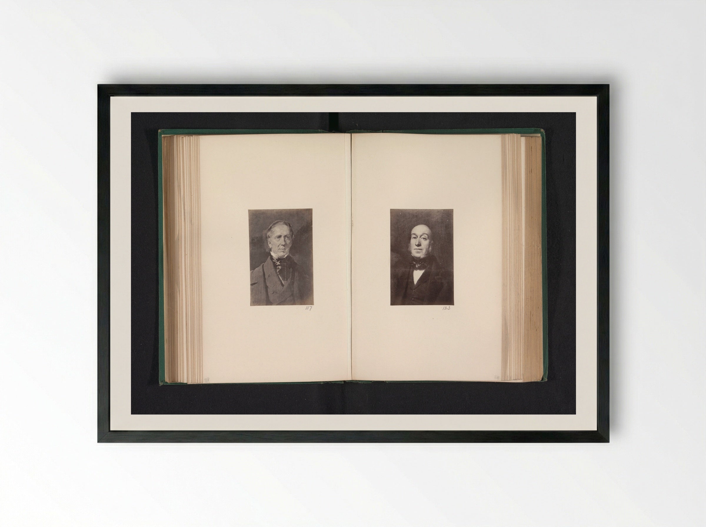 Portrait of J. B. Neilson - Thomas Annan - Framed Print Black