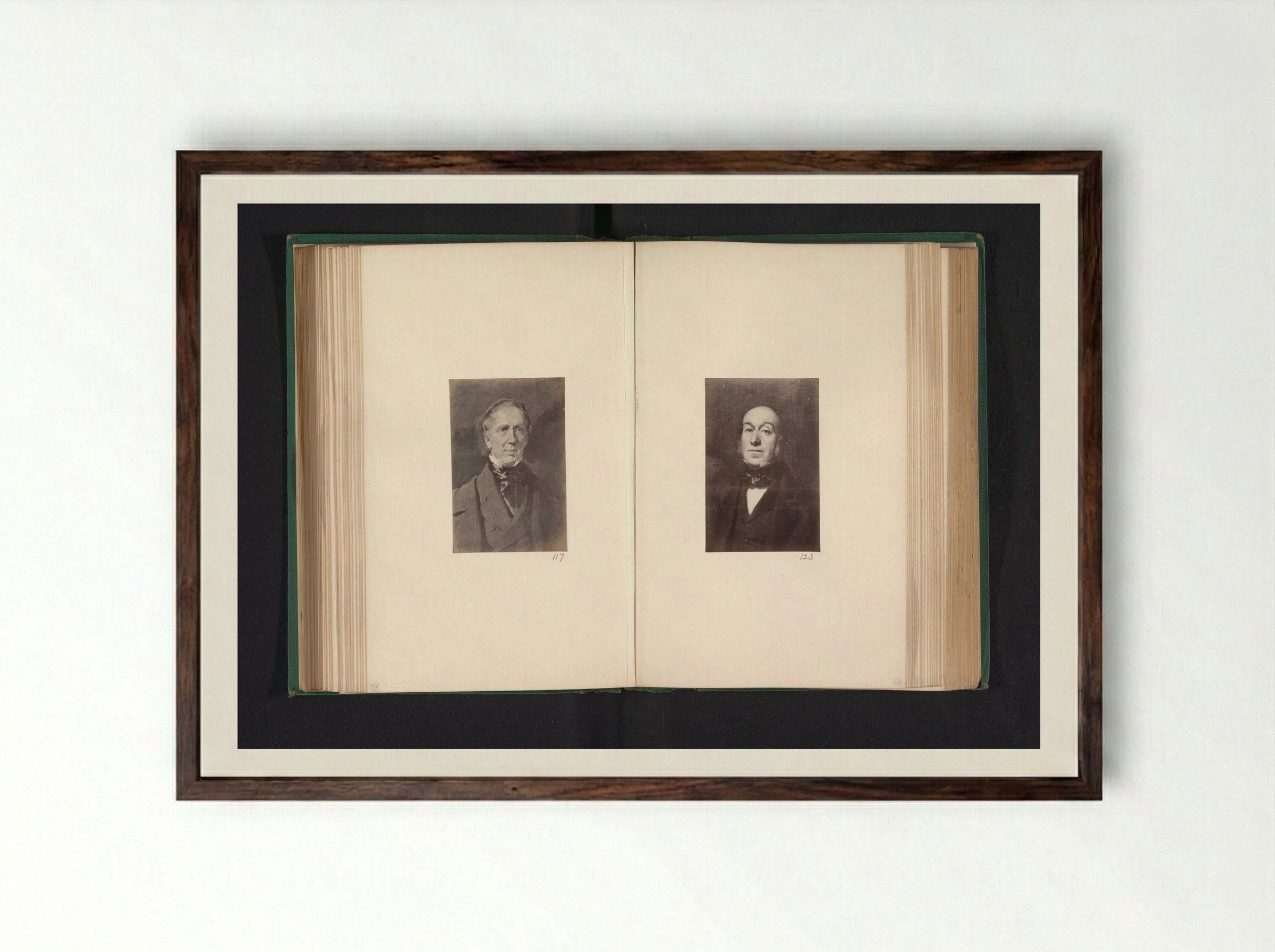 Portrait of J. B. Neilson - Thomas Annan - Framed Print Dark Wood