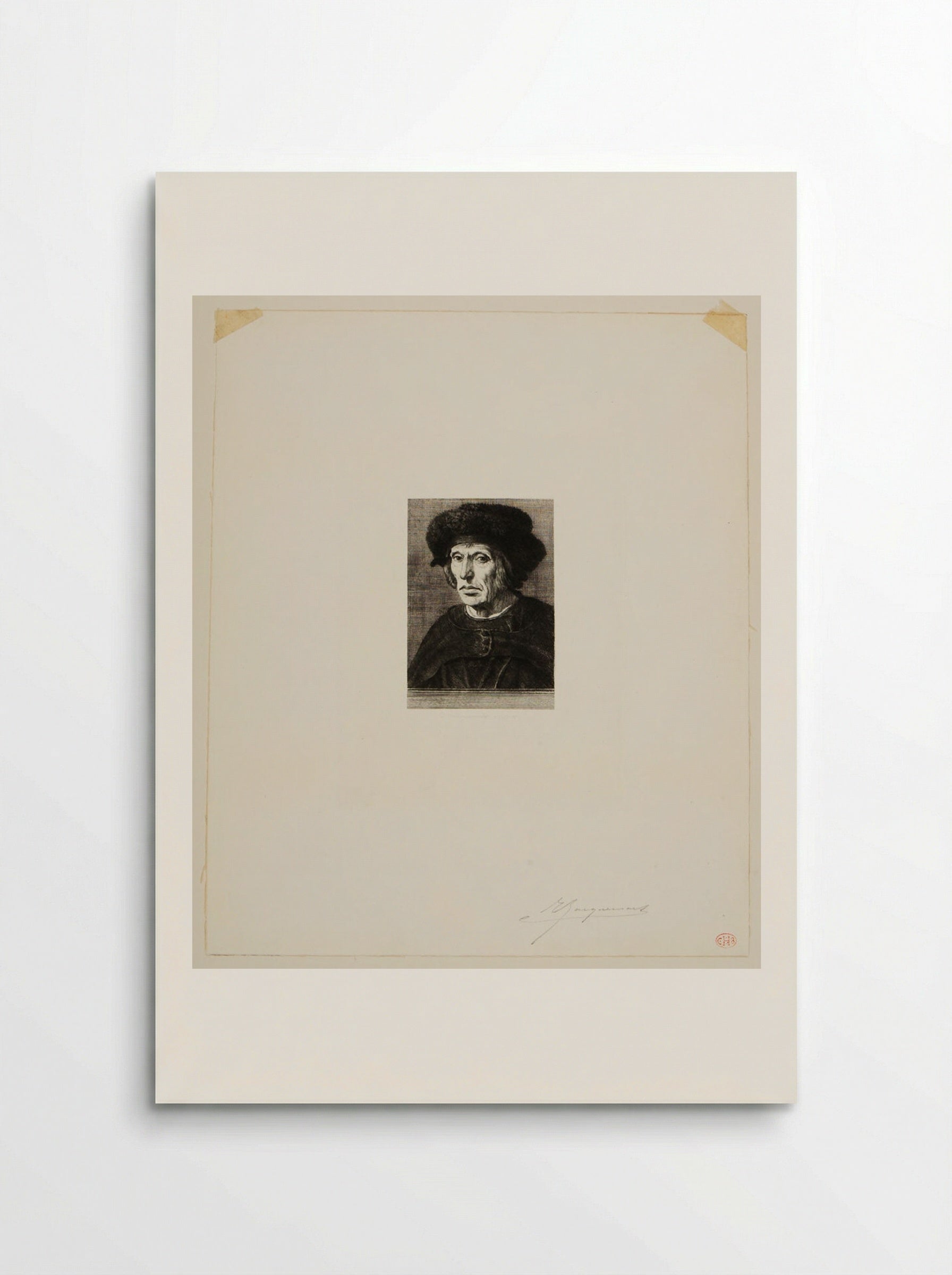 Portrait of Jacob van Vien - Jules Ferdinand Jacquemart - Poster