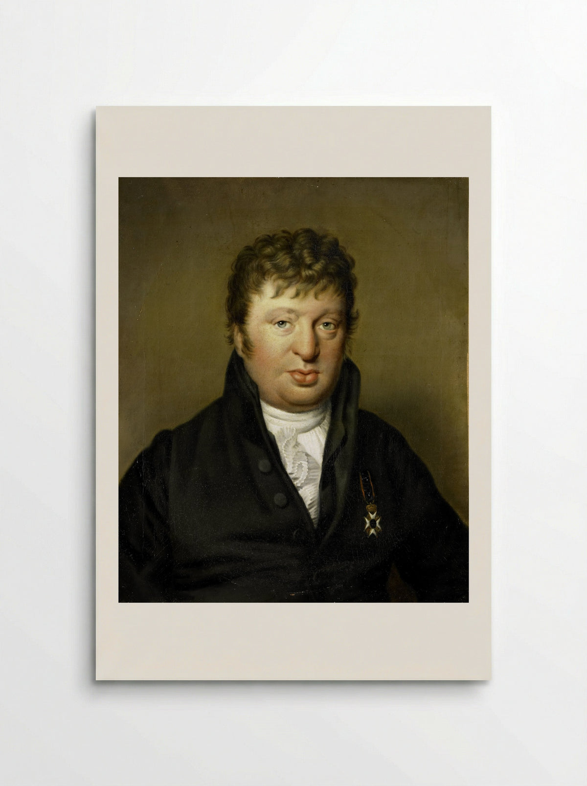 Portrait of Jacobus Scheltema - Wilhelmina Geertruida van Idsinga - Poster
