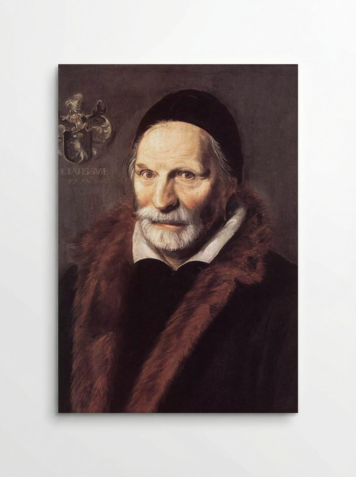 Portrait of Jacobus Zaffius - Frans Hals - Poster