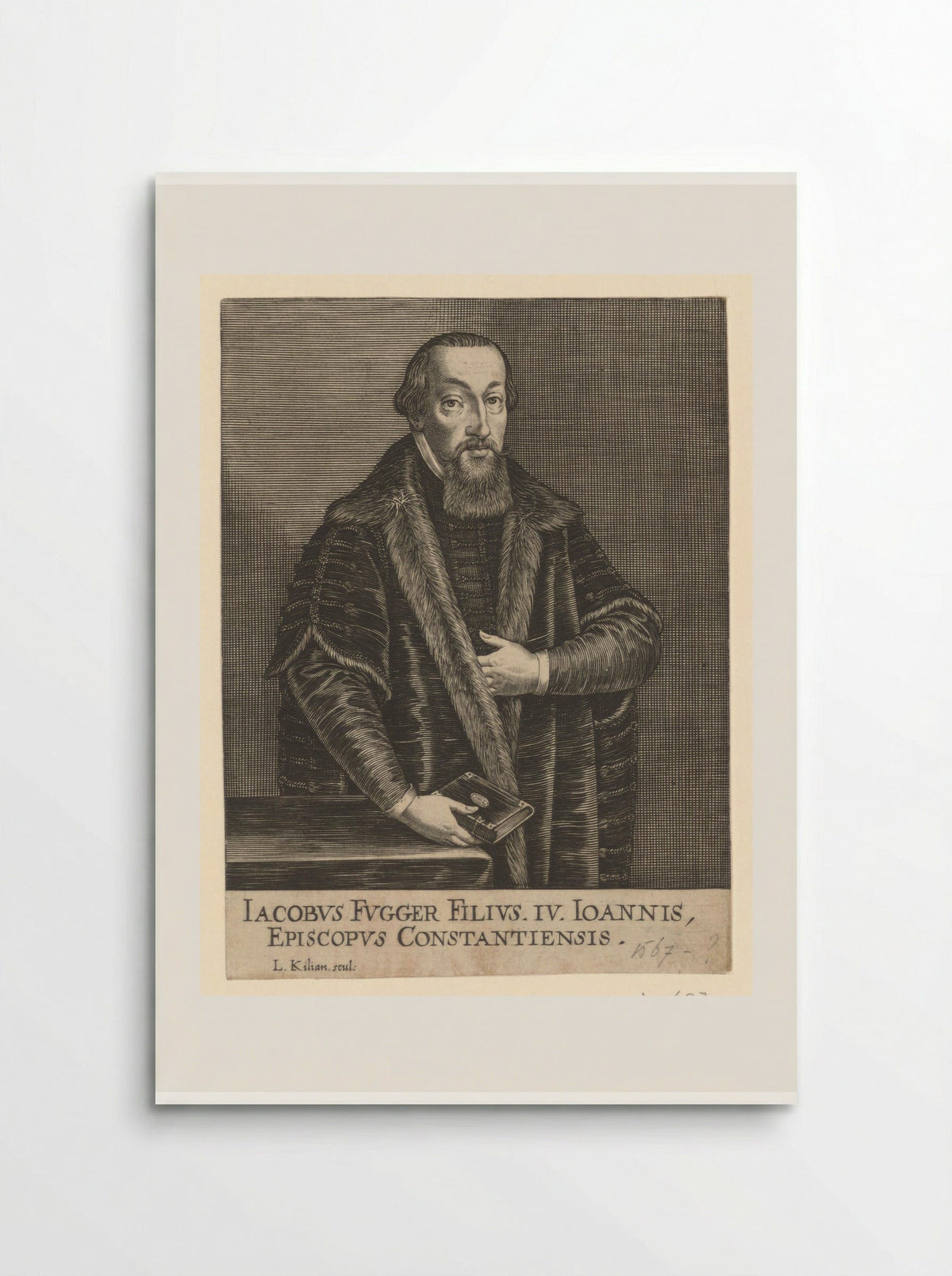 Portrait of Jakob Fugger - Lucas Kilian - Poster