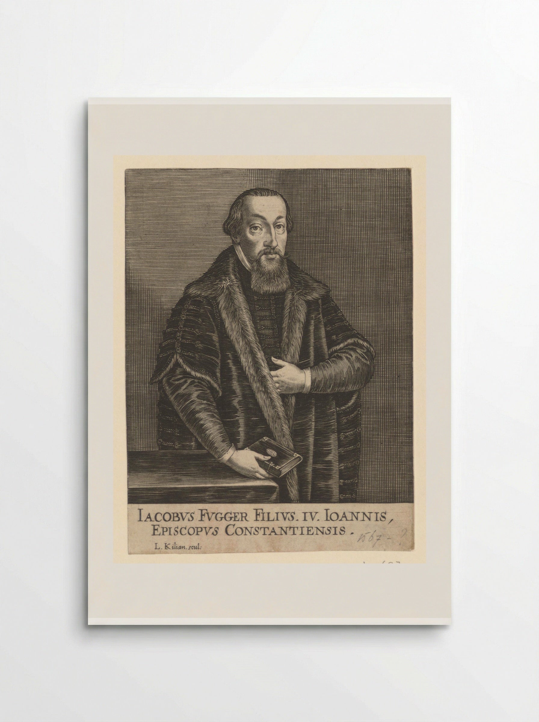 Portrait of Jakob Fugger - Lucas Kilian - Poster