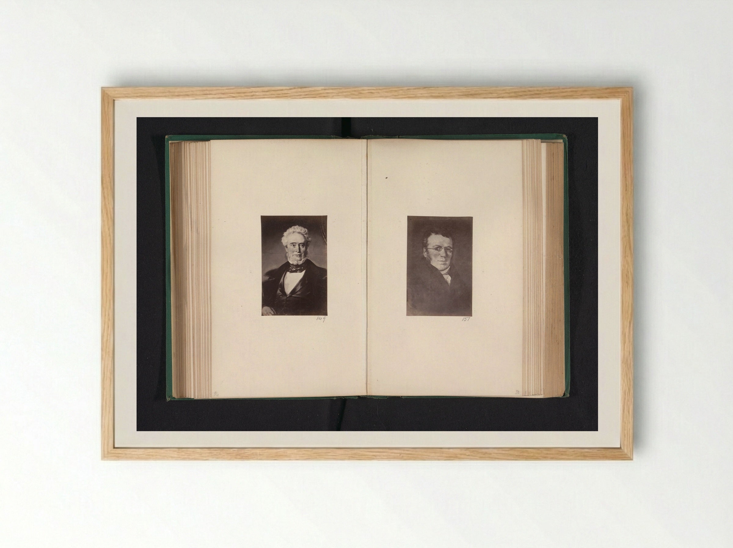 Portrait of James Buchanan - Thomas Annan - Framed Print Wood