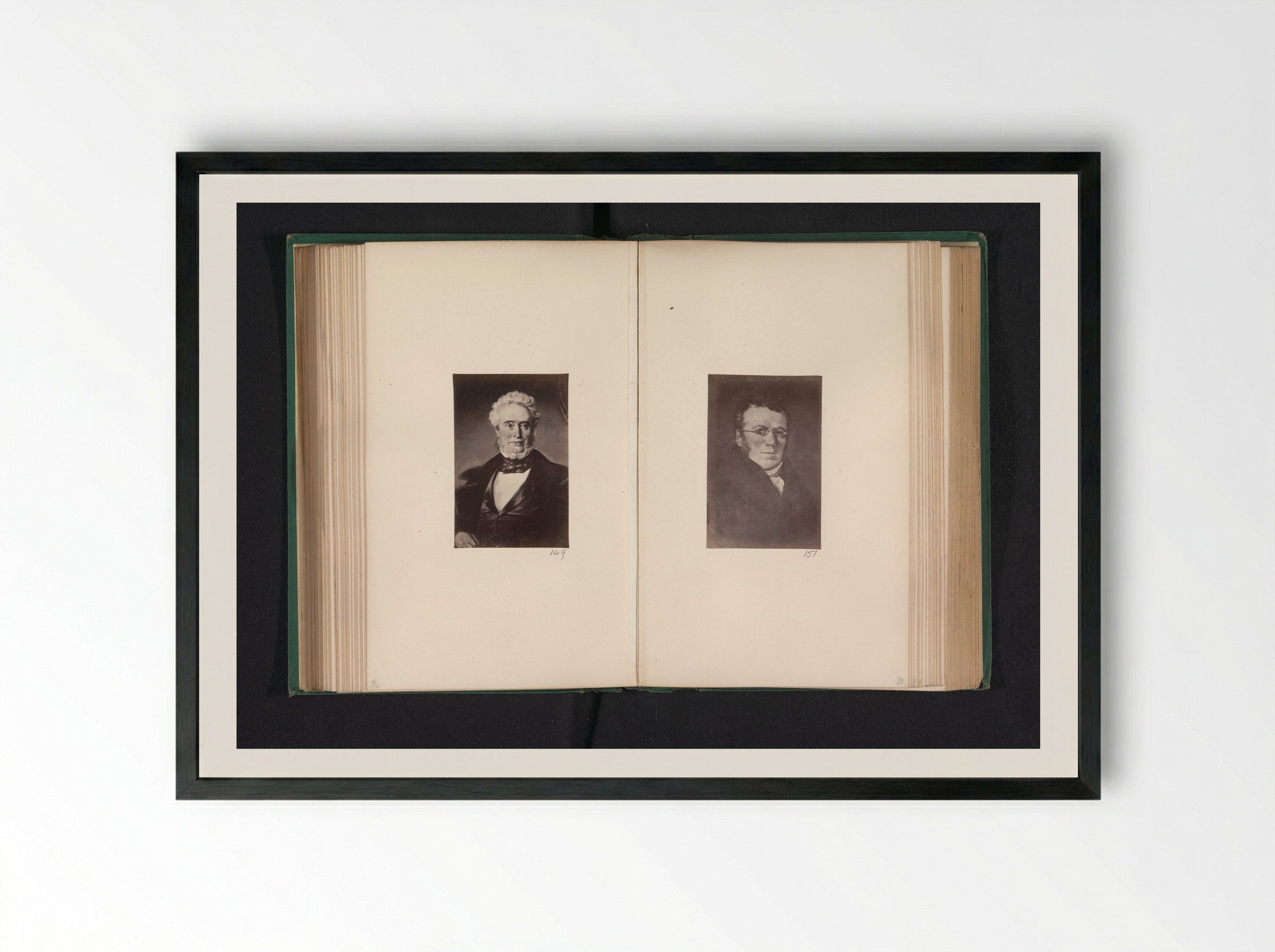 Portrait of James Cleland - Thomas Annan - Framed Print Black