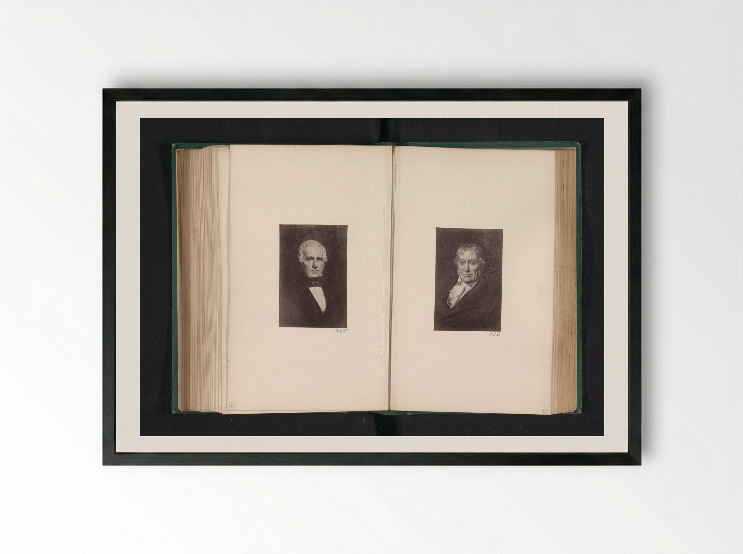 Portrait of James Dennistoun - Thomas Annan - Framed Print Black