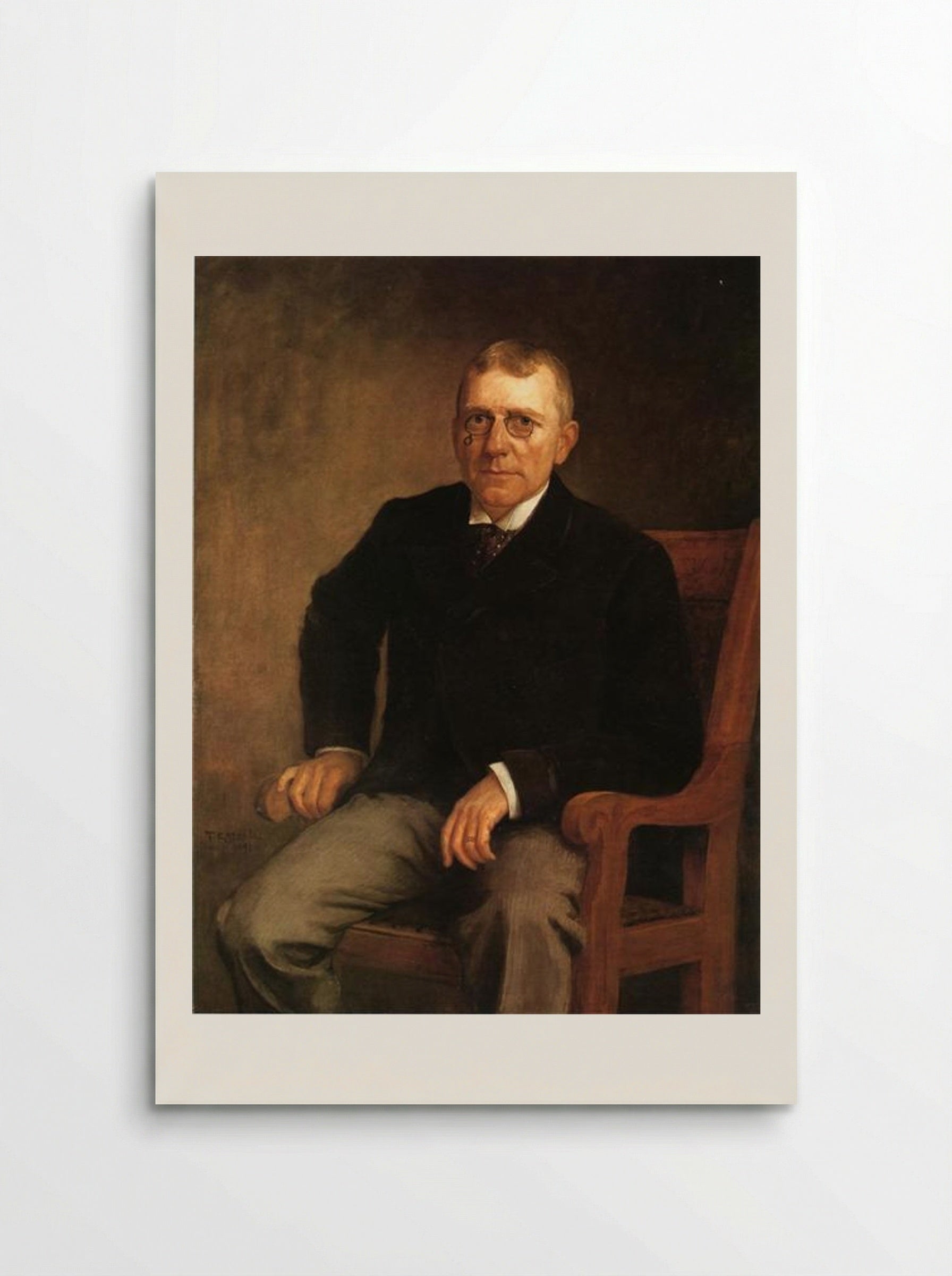 Portrait of James Whitcomb Riley - T. C. Steele - Poster