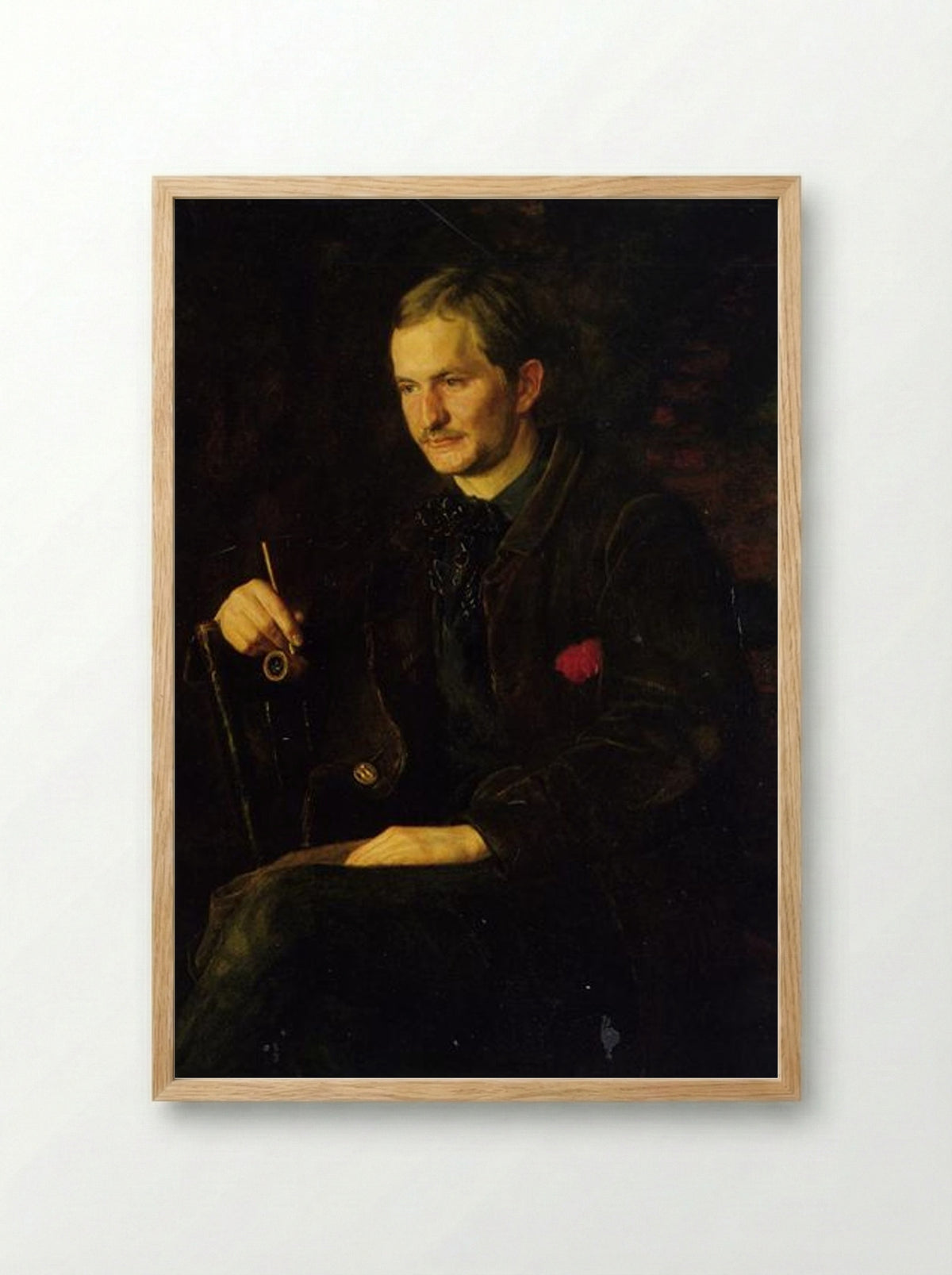 Portrait of James Wright - Thomas Eakins - Framed Print Wood