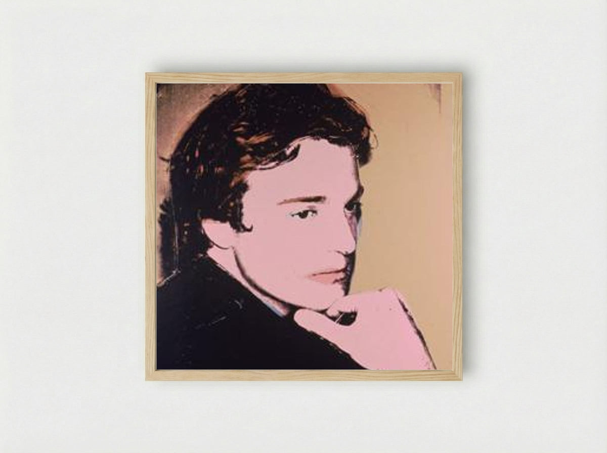 Portrait of Jamie Wyeth - Andy Warhol - Framed Print Wood