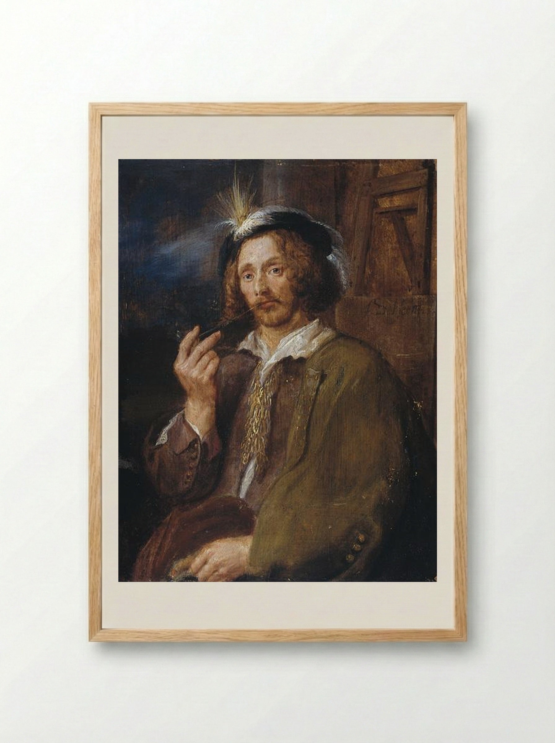 Portrait of Jan Davidszoon de Heem - Adriaen Brouwer - Framed Print Wood