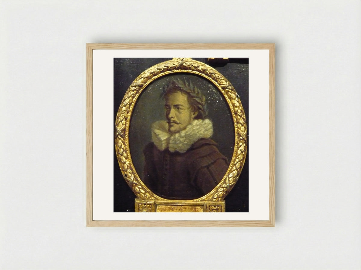 Portrait of Jan Jansz Starter - Arnoud van Halen - Framed Print Wood
