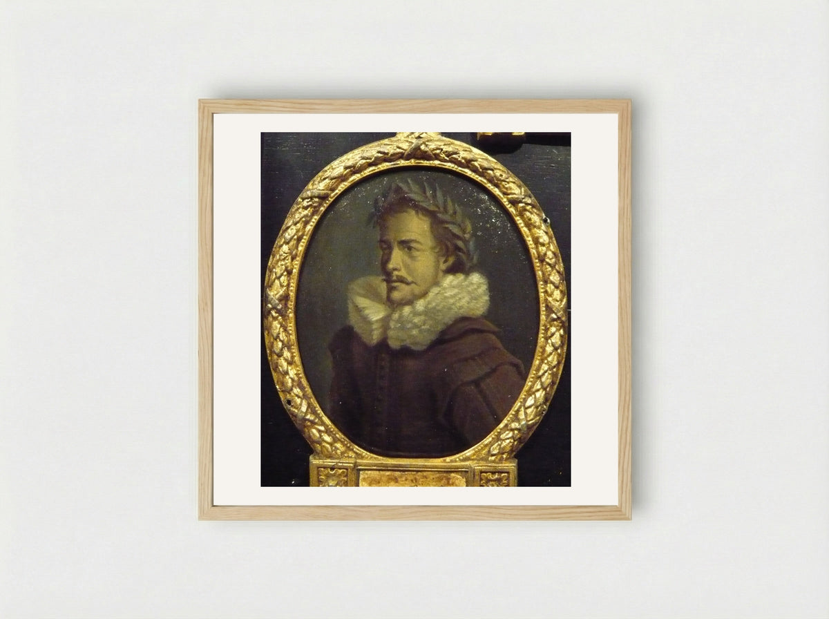 Portrait of Jan Jansz Starter - Arnoud van Halen - Framed Print Wood