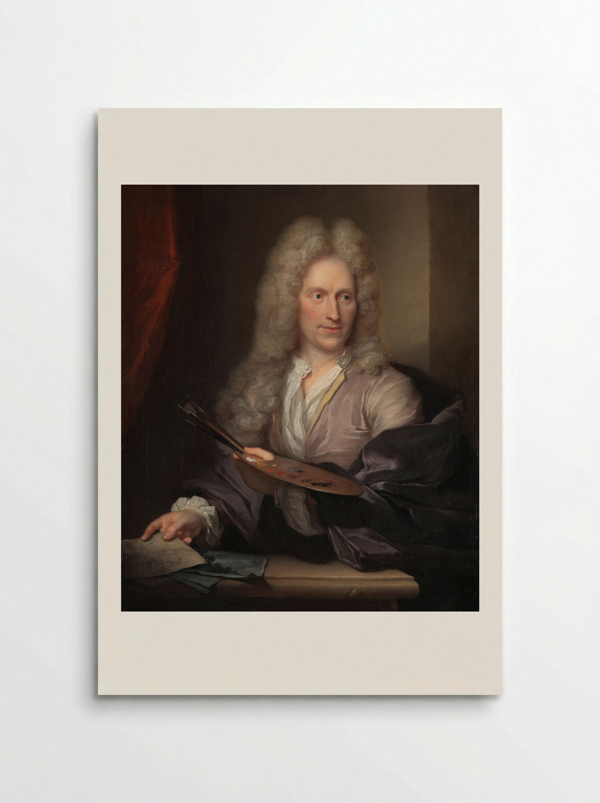 Portrait of Jan van Huysum - Arnold Boonen - Poster