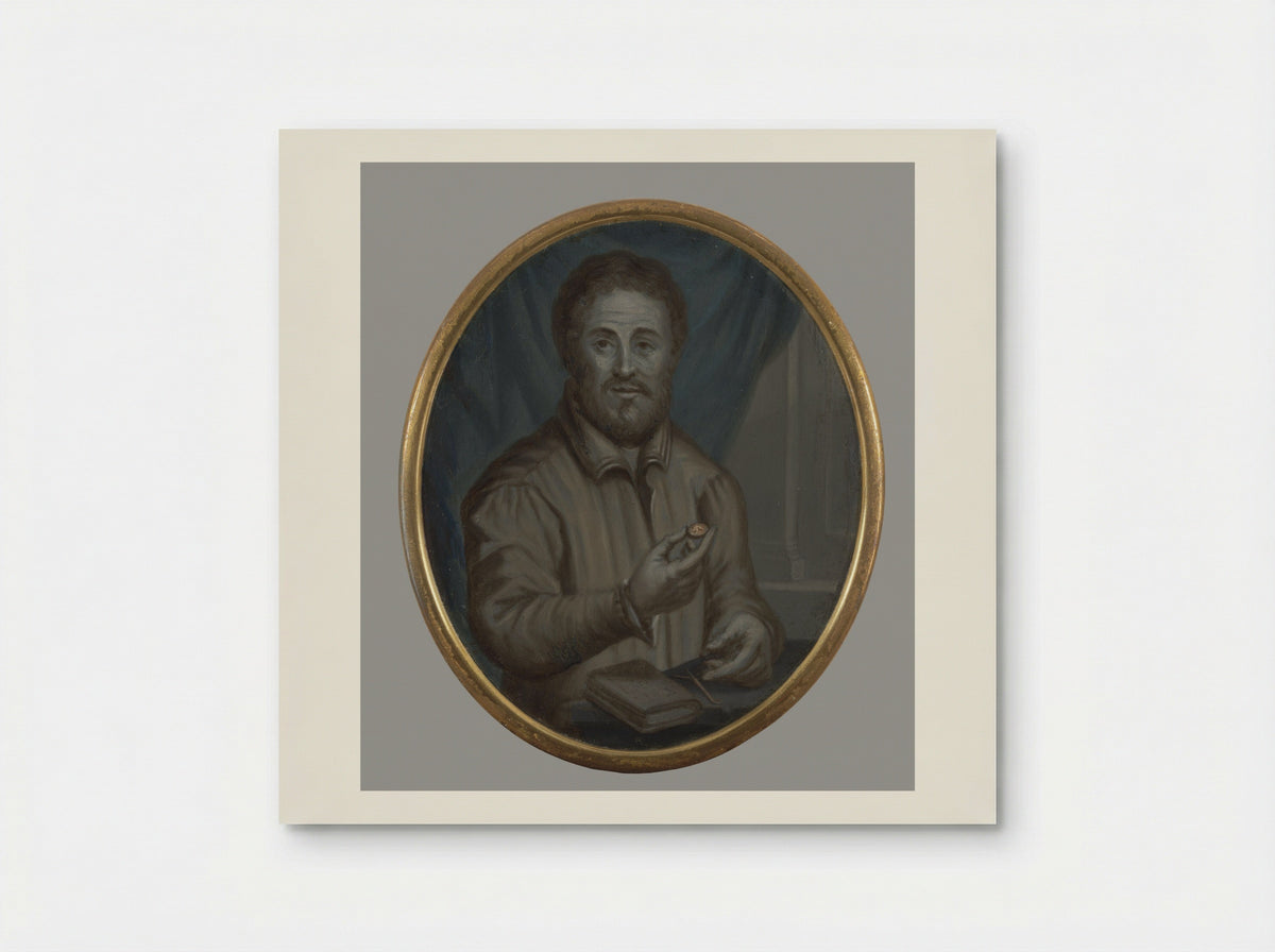 Portrait of Janus Secundus - Arnoud van Halen - Poster