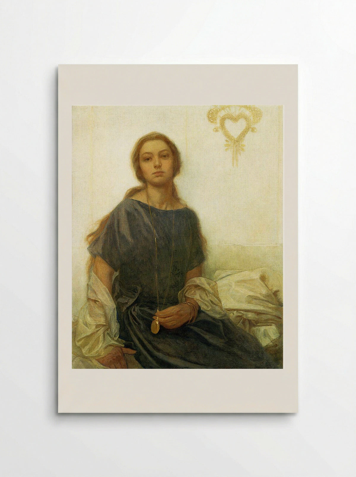 Portrait of Jaroslava - Alphonse Mucha - Poster