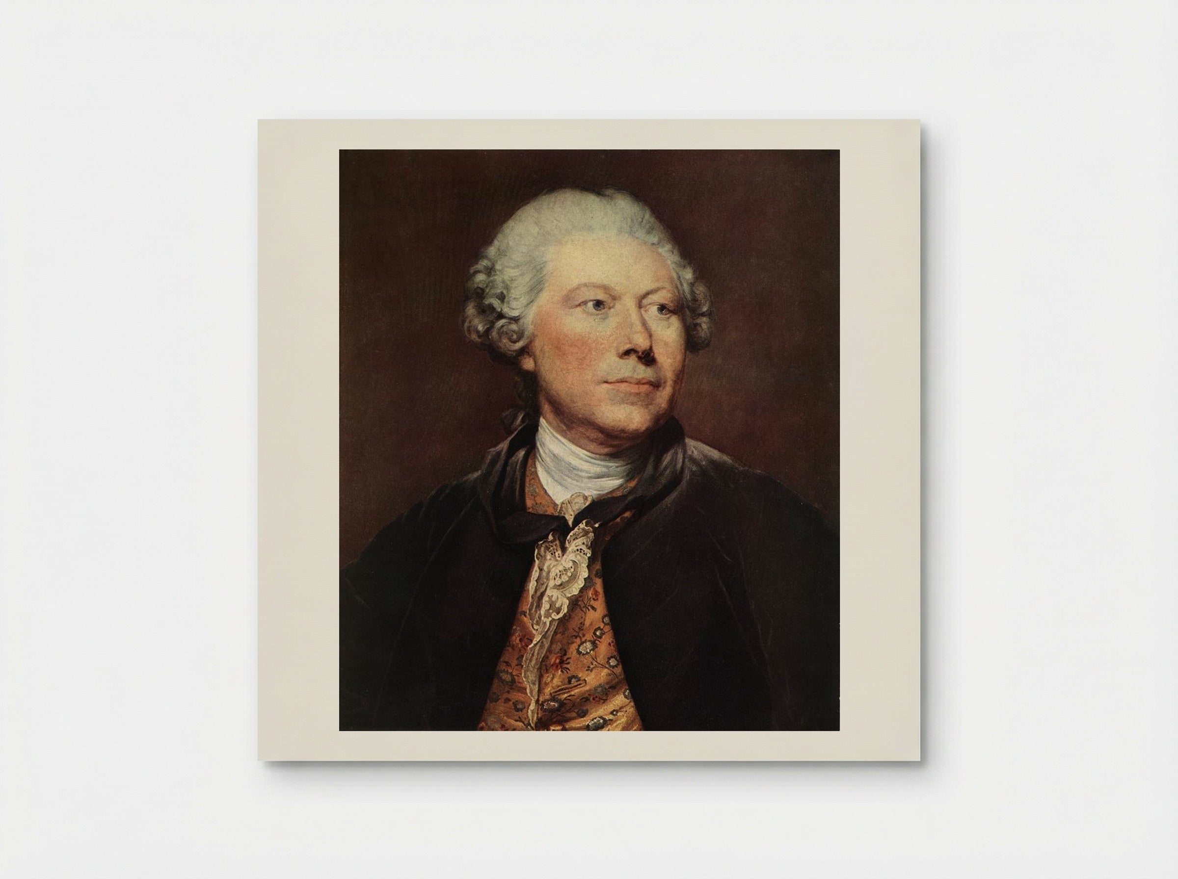 Portrait of Jean-Baptiste Massé - Johann Georg Wille - Poster