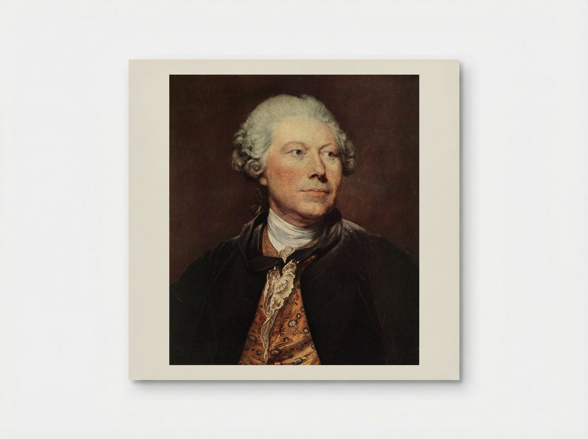 Portrait of Jean-Baptiste Massé - Johann Georg Wille - Poster