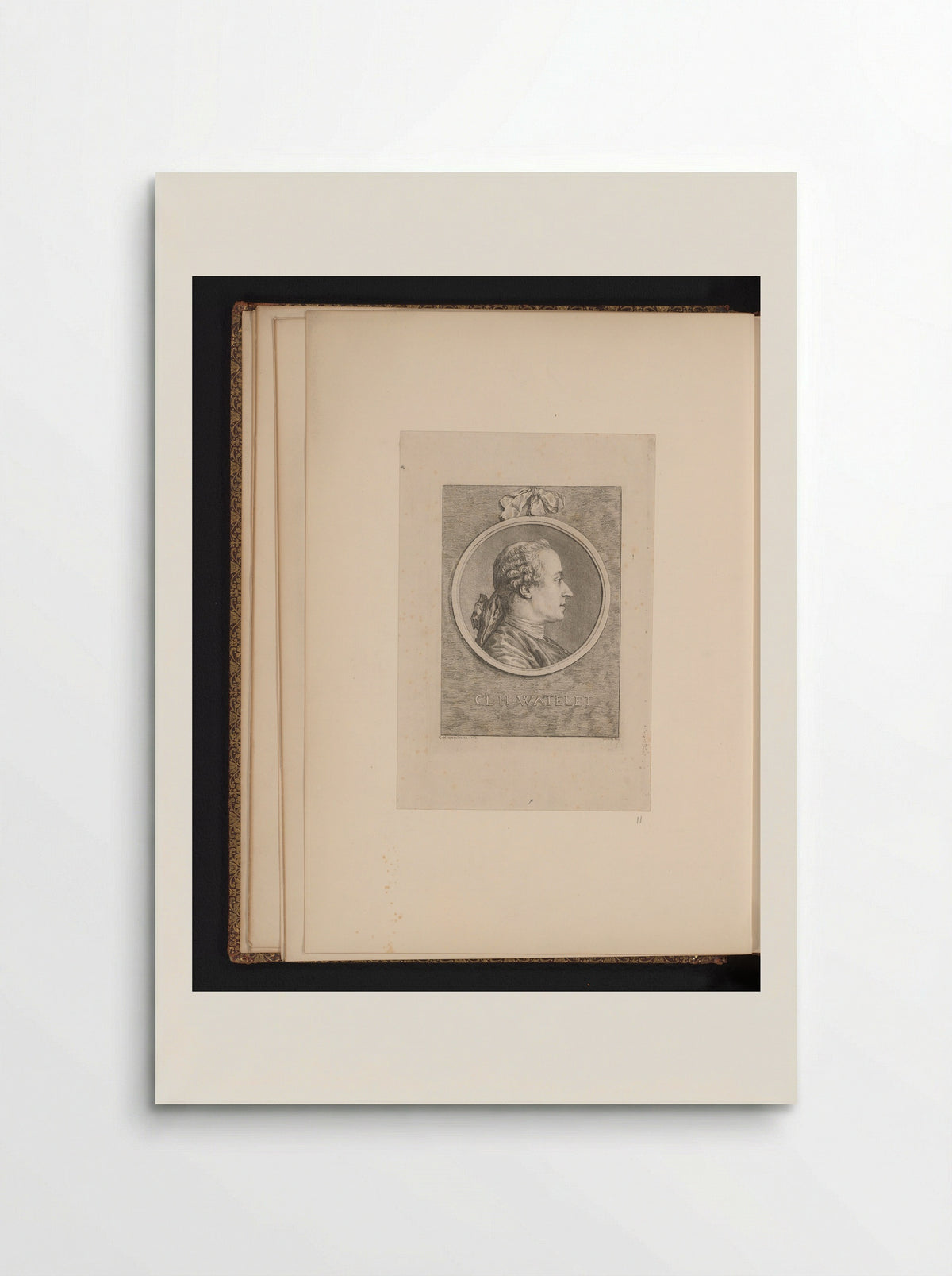 Portrait of Jean Le Rond d'Alembert - Claude Henri Watelet - Poster