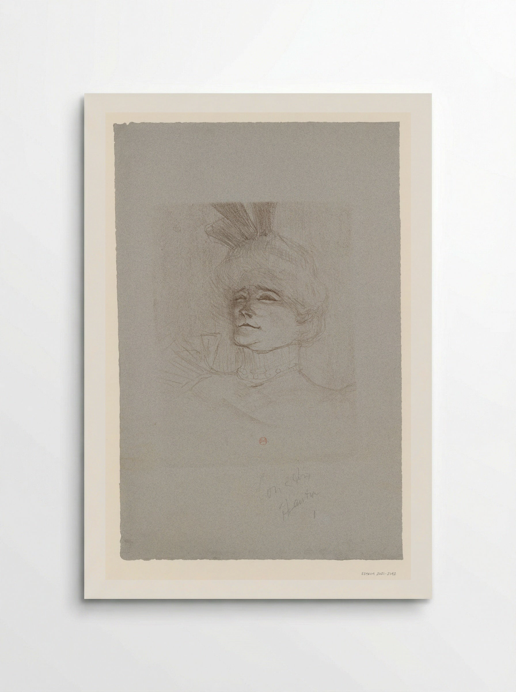 Portrait of Jeanne Granier - Henri de Toulouse-Lautrec - Poster