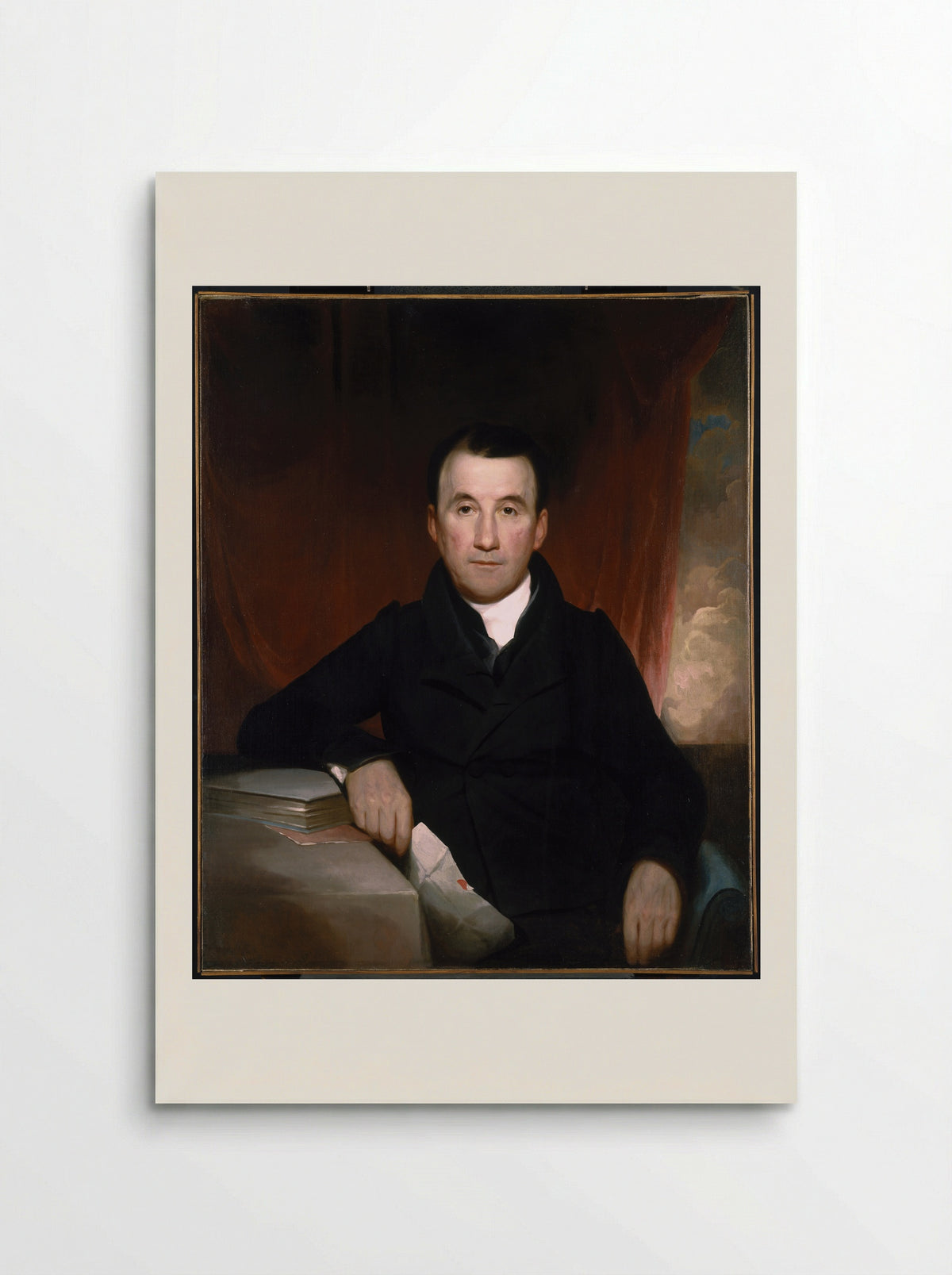 Portrait of Jedidiah Morse - Samuel Finley Breese Morse - Poster