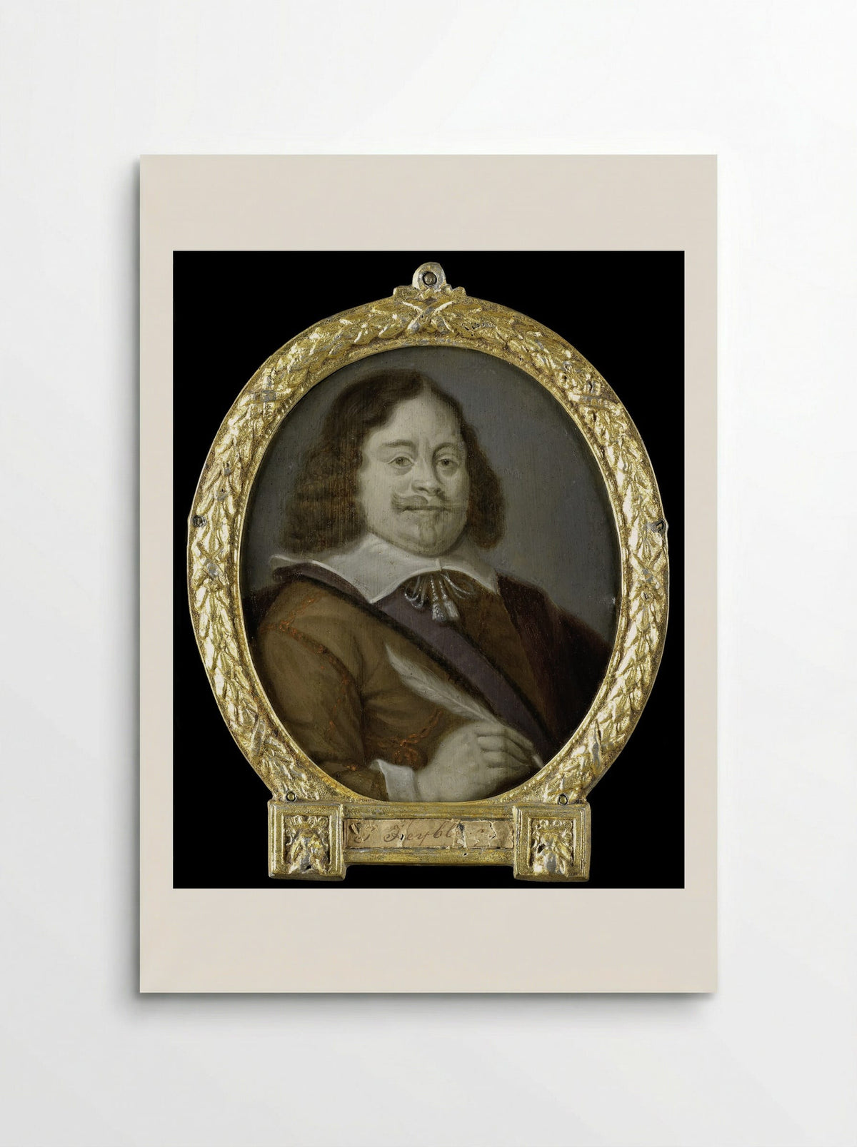 Portrait of Joannes Cools - Arnoud van Halen - Poster