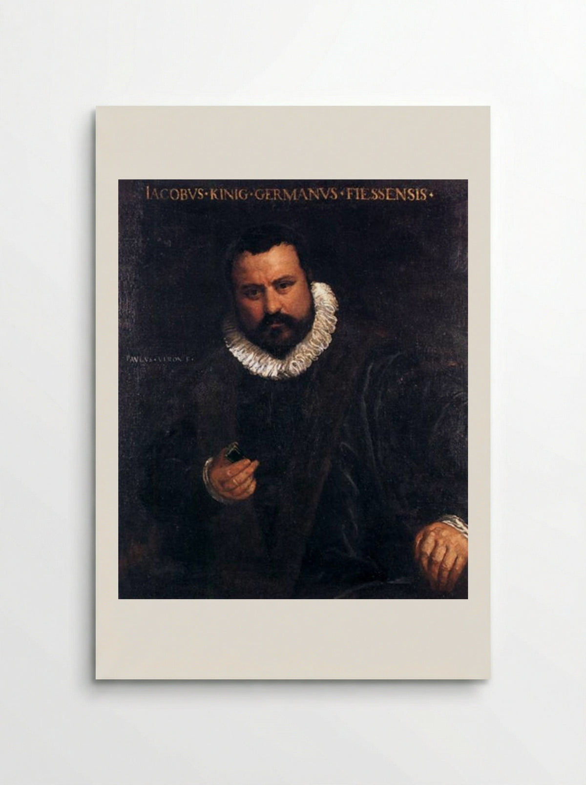 Portrait of Johann Jakob - Paolo Veronese - Poster
