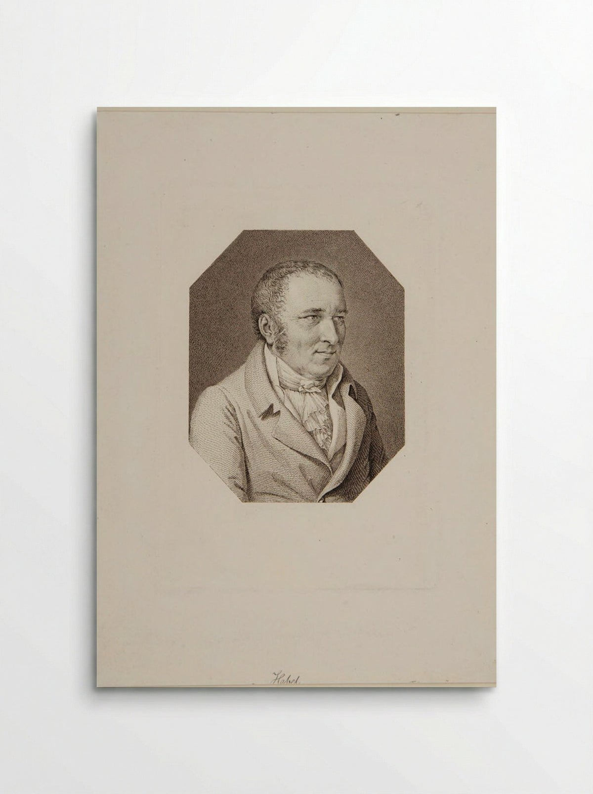 Portrait of Johann Peter Hebel - Johann Friedrich Wilhelm Müller - Poster
