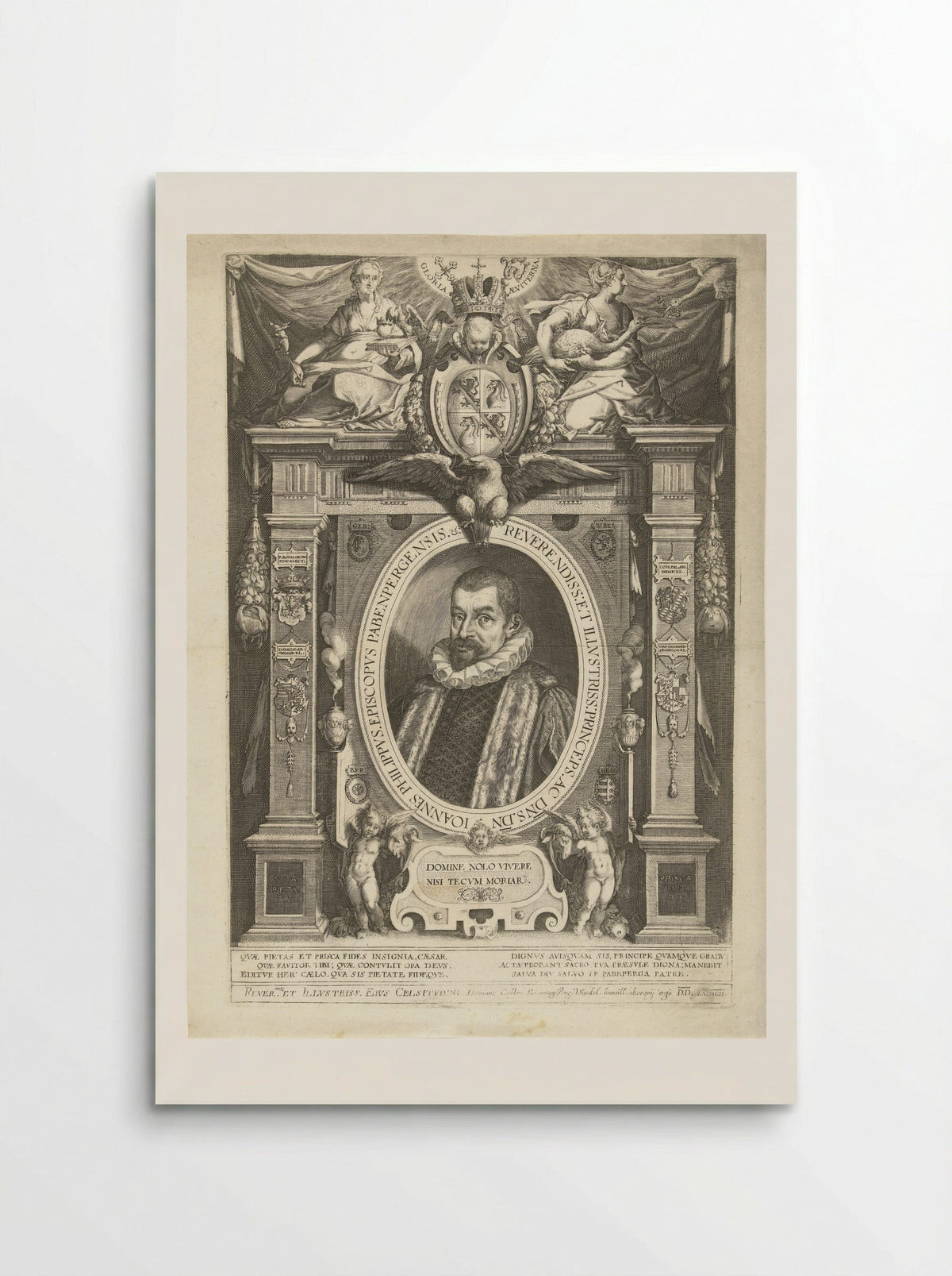 Portrait of Johann Philipp von Gebsattel - Dominicus Custos - Poster