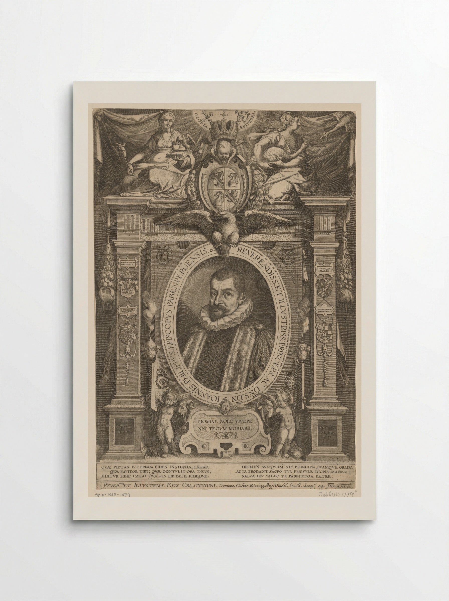 Portrait of Johann Philipp von Gebsattel - Dominicus Custos - Poster