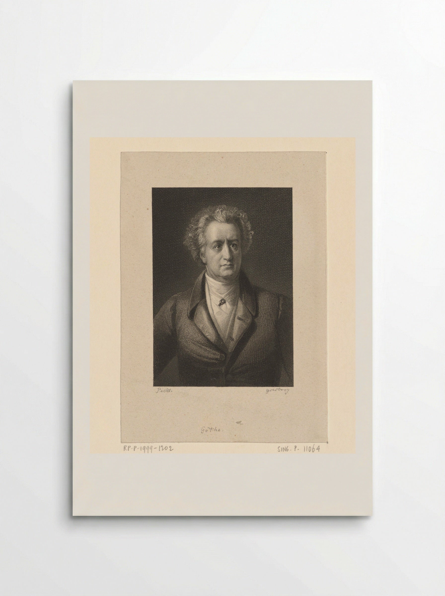 Portrait of Johann Wolfgang von Goethe - Lazarus Gottlieb Sichling - Poster