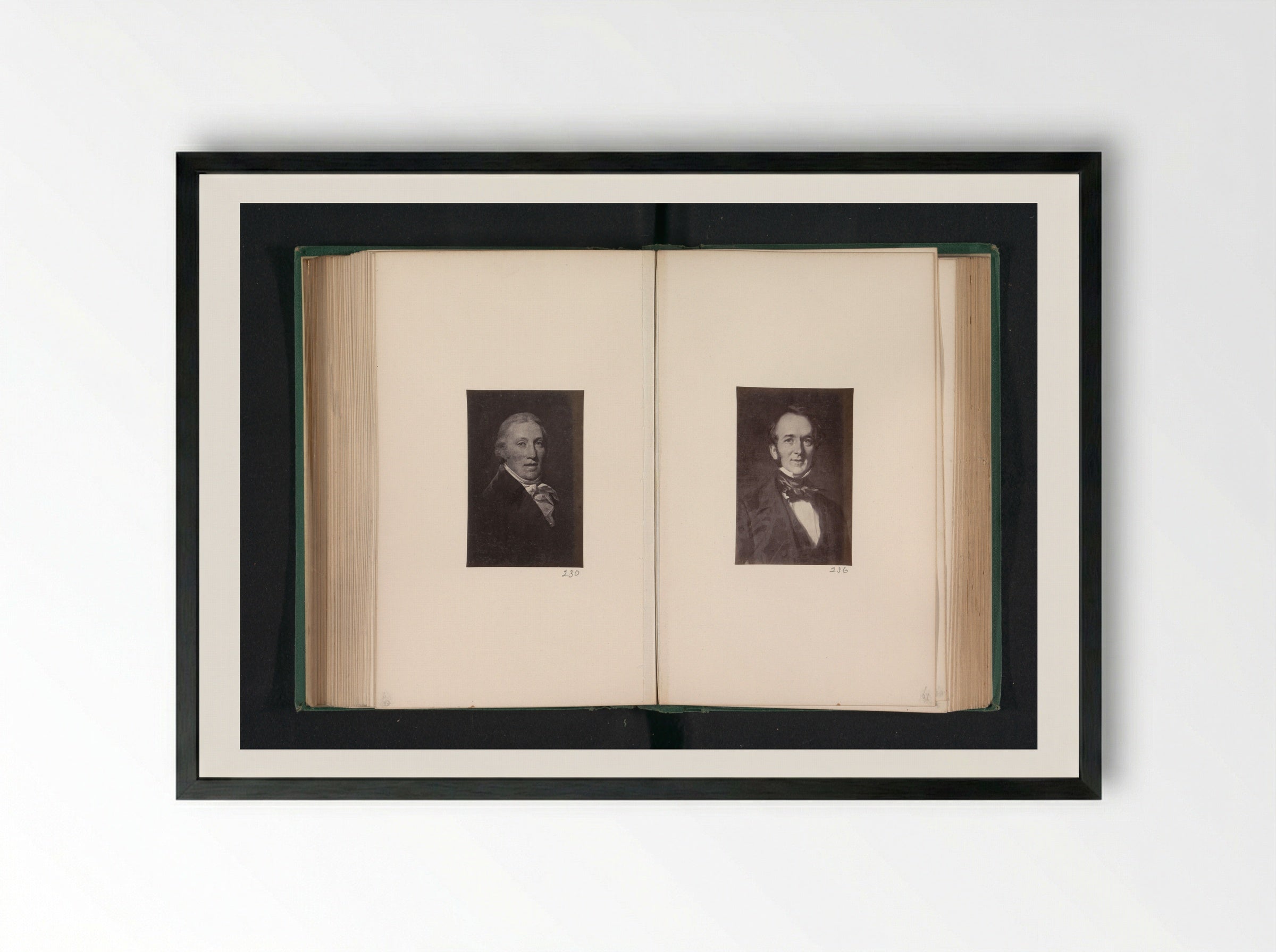 Portrait of John Dunlop - Thomas Annan - Framed Print Black