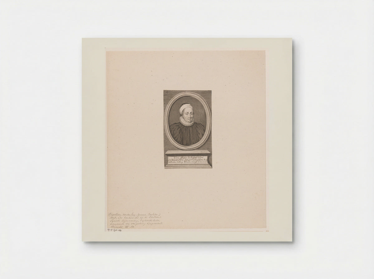 Portrait of John Hales - Christian Fritzsch - Poster
