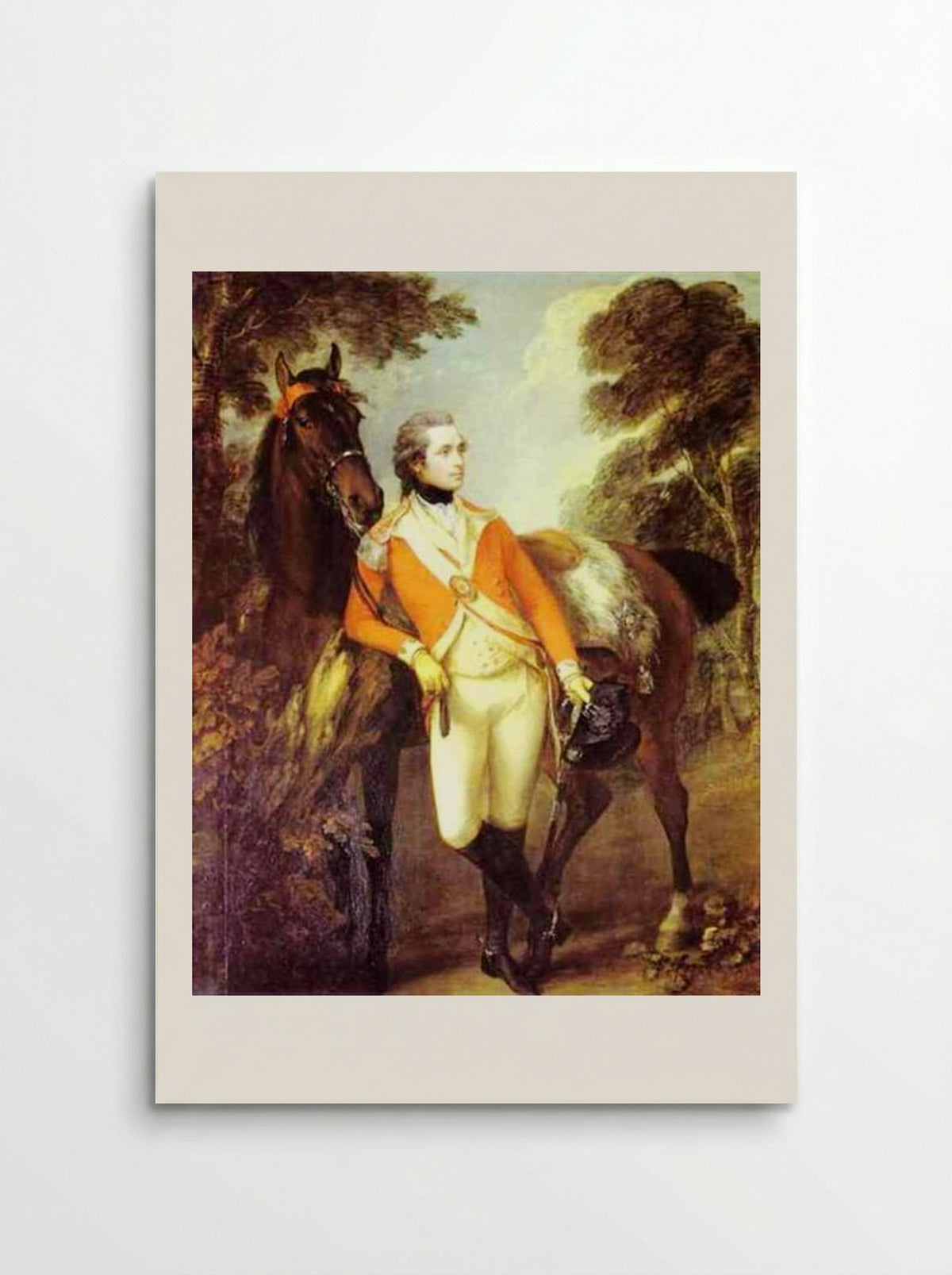 Portrait of John Hayes St. Leger - Thomas Gainsborough - Poster