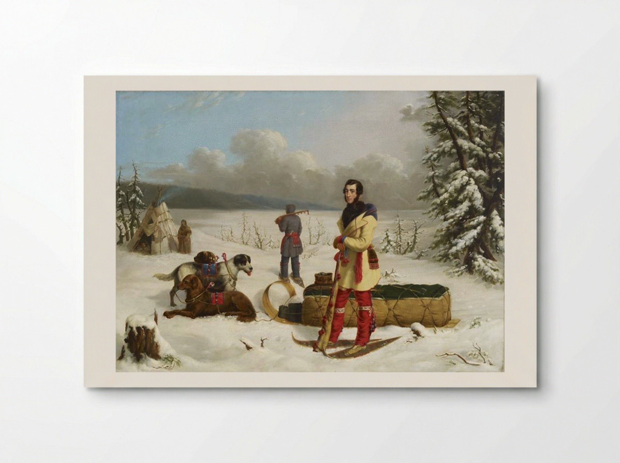 Portrait of John Henry Lefroy - Paul Kane - Poster