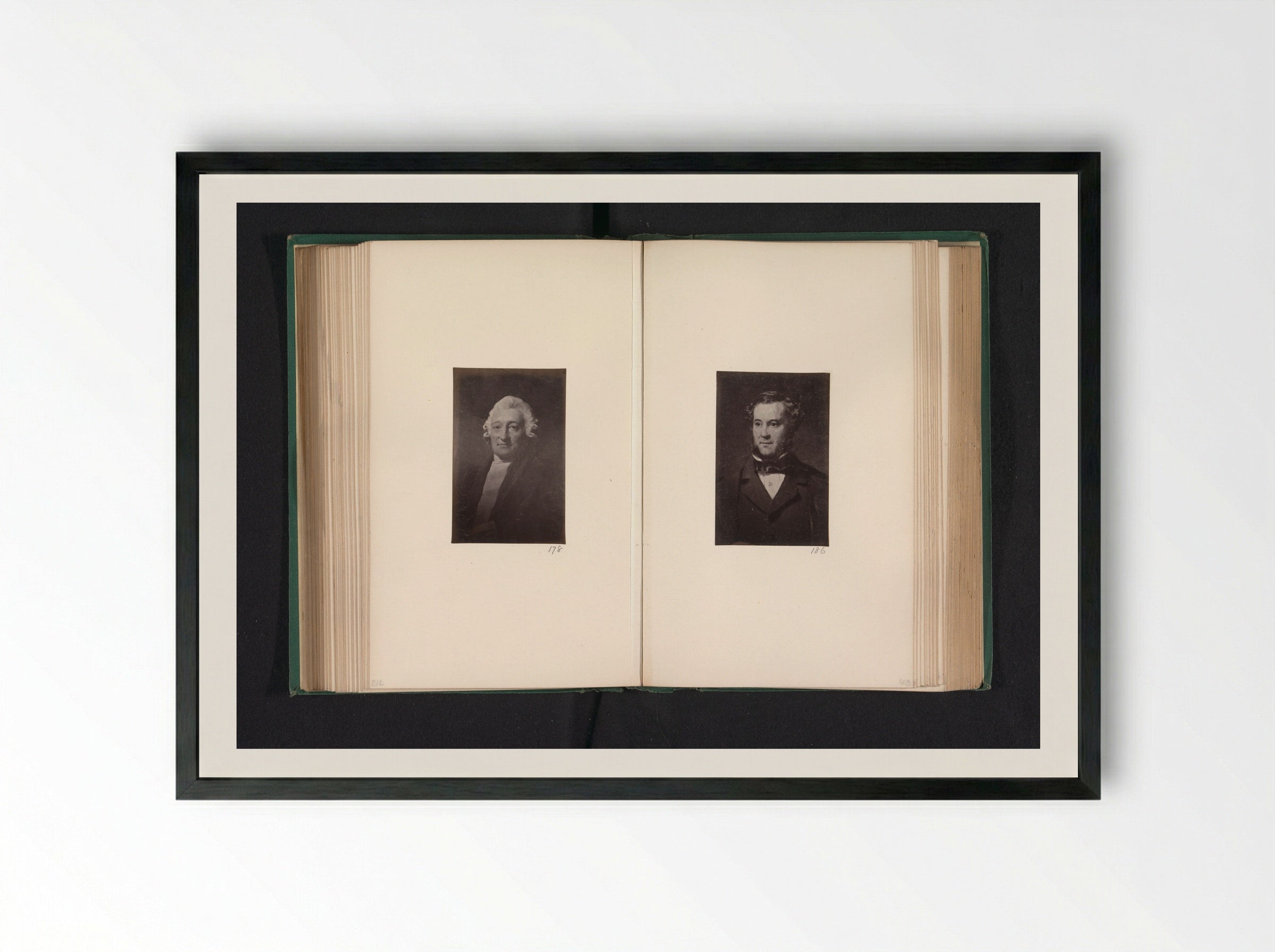 Portrait of John Houldsworth - Thomas Annan - Framed Print Black