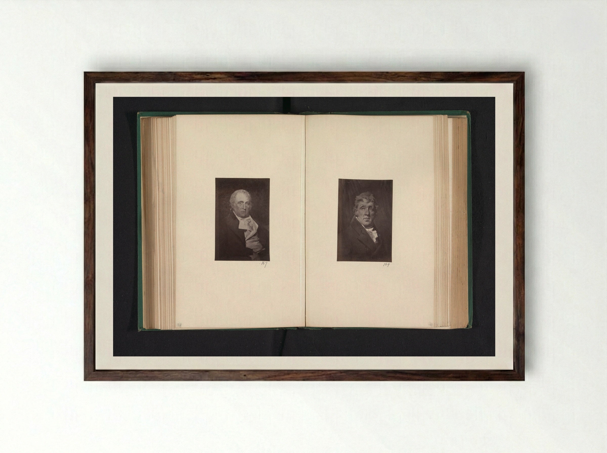 Portrait of John Pattison (Photographic Reproduction) - Thomas Annan - Framed Print Dark Wood