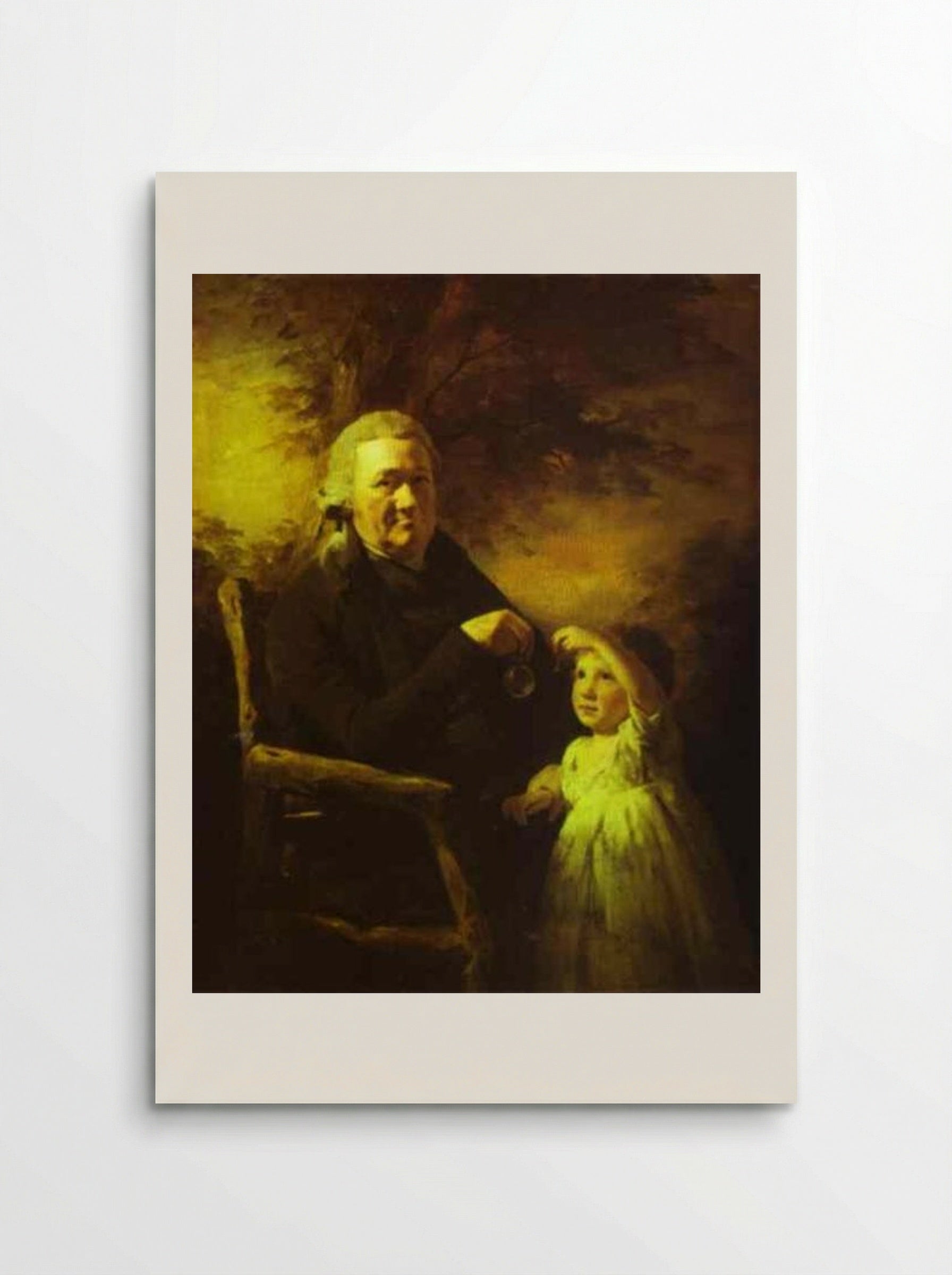 Portrait of John Tait and His Grandson - Henry Raeburn - Poster