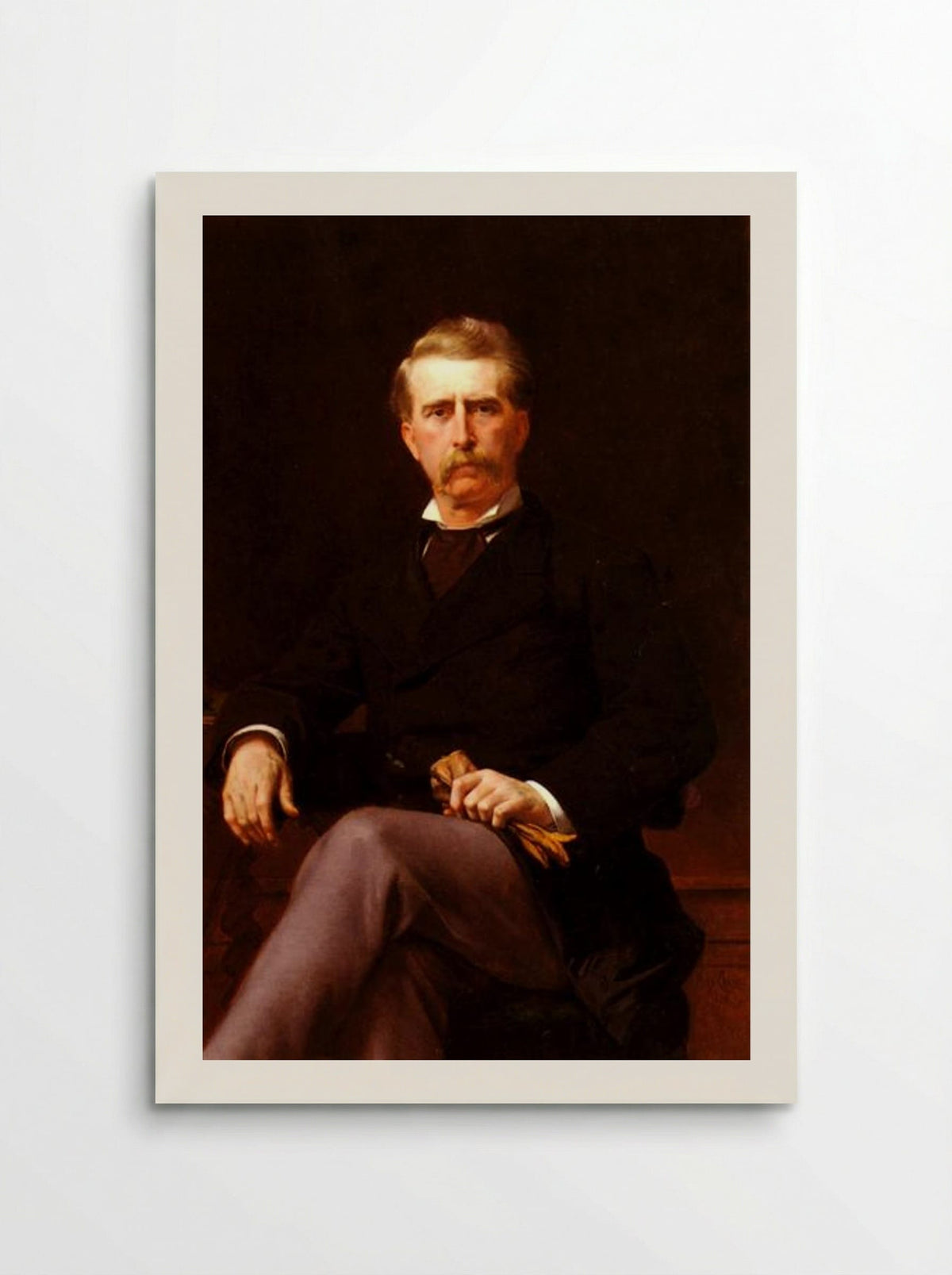Portrait of John William Mackay - Alexandre Cabanel - Poster
