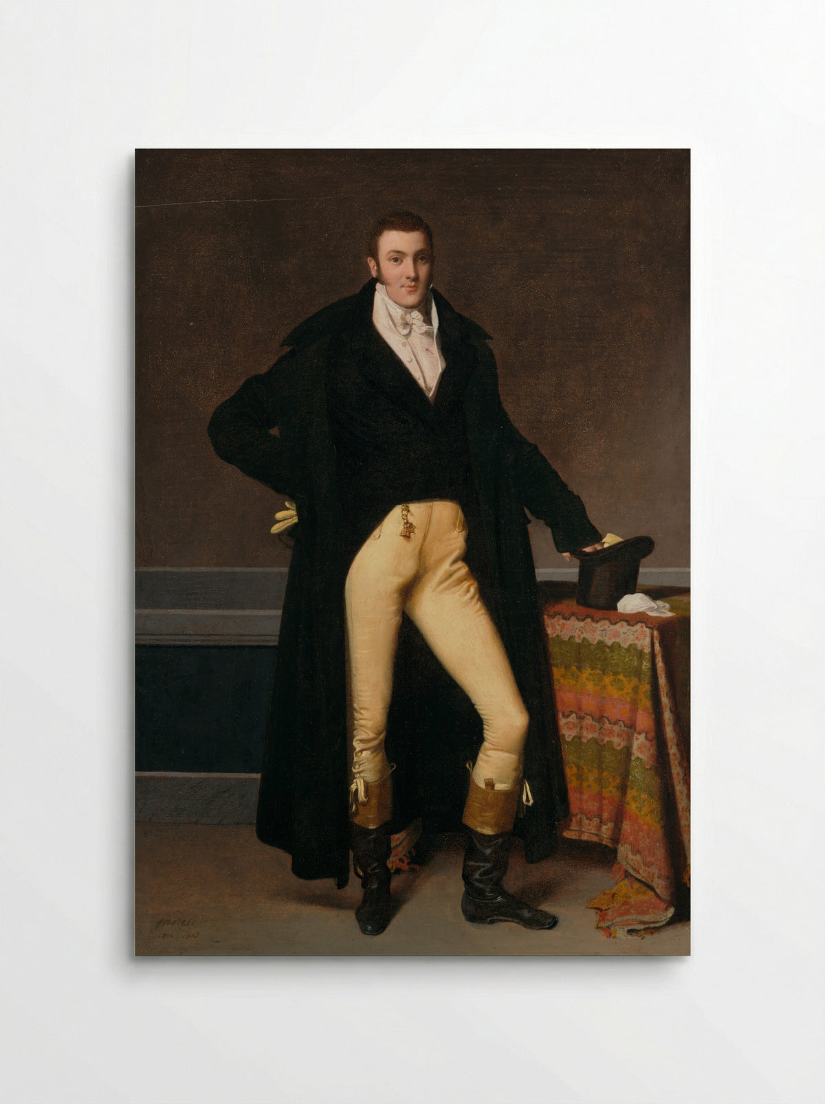 Portrait of Joseph-Antoine de Nogent - Jean-Auguste-Dominique Ingres - Poster