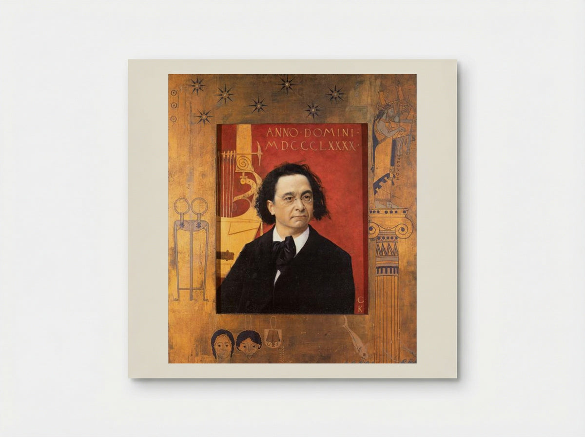 Portrait of Joseph Pembauer - Gustav Klimt - Poster