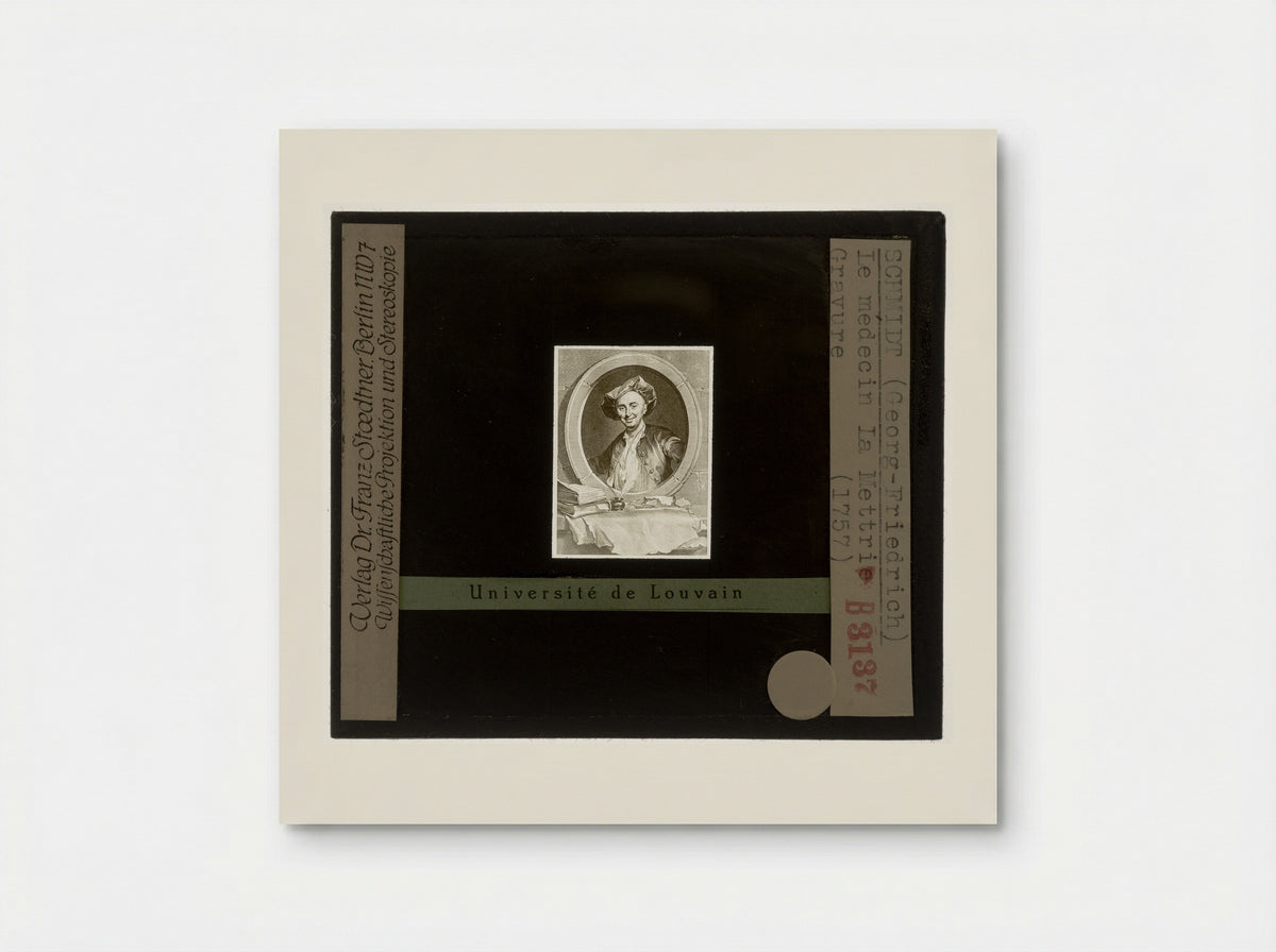 Portrait of Julien Offray de La Mettrie - Georg Friedrich Schmidt - Poster
