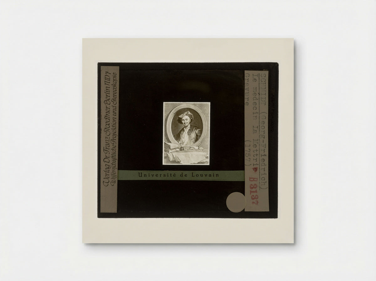 Portrait of Julien Offray de La Mettrie - Georg Friedrich Schmidt - Poster