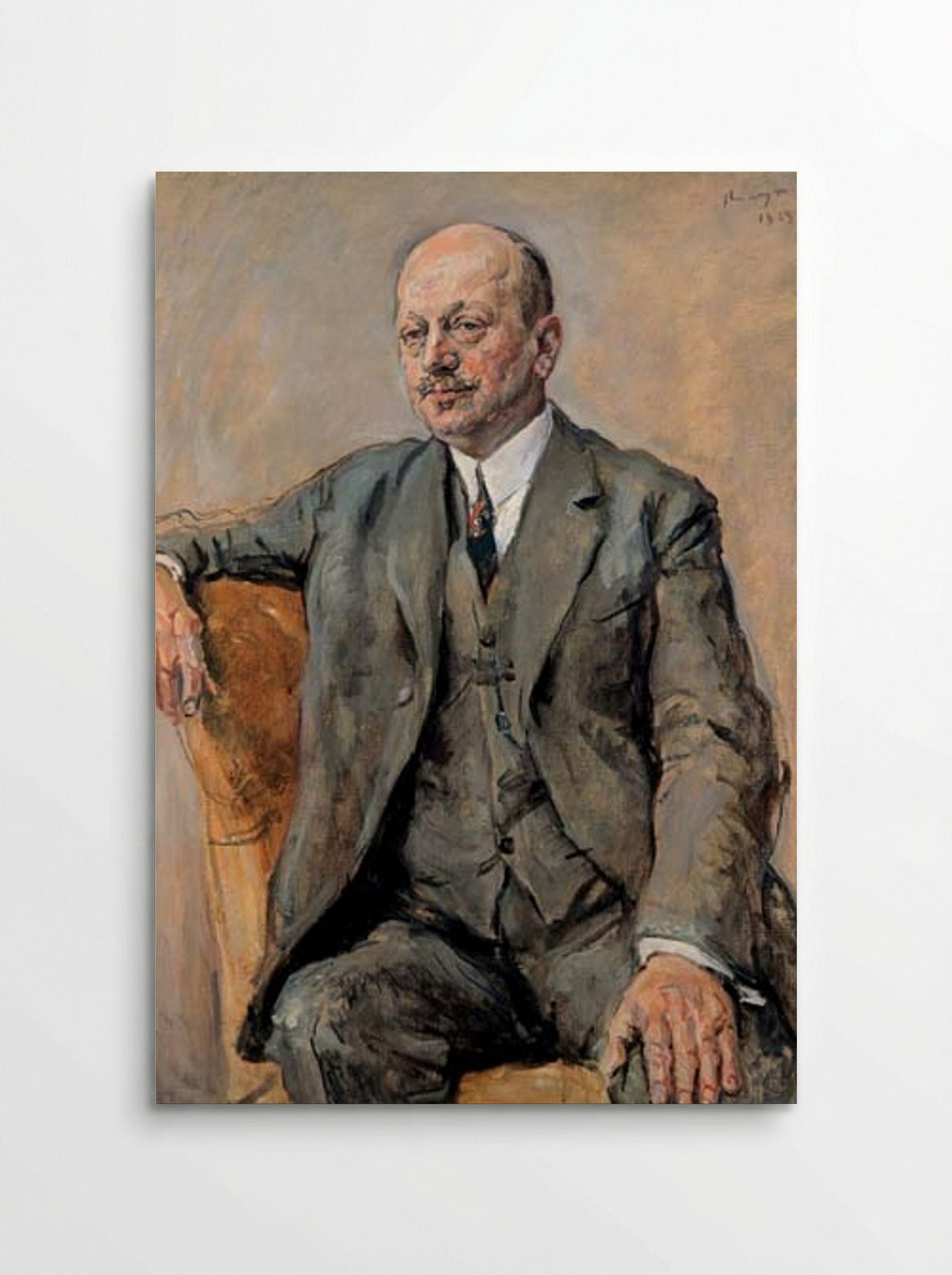 Portrait of Julius Freund - Max Slevogt - Poster