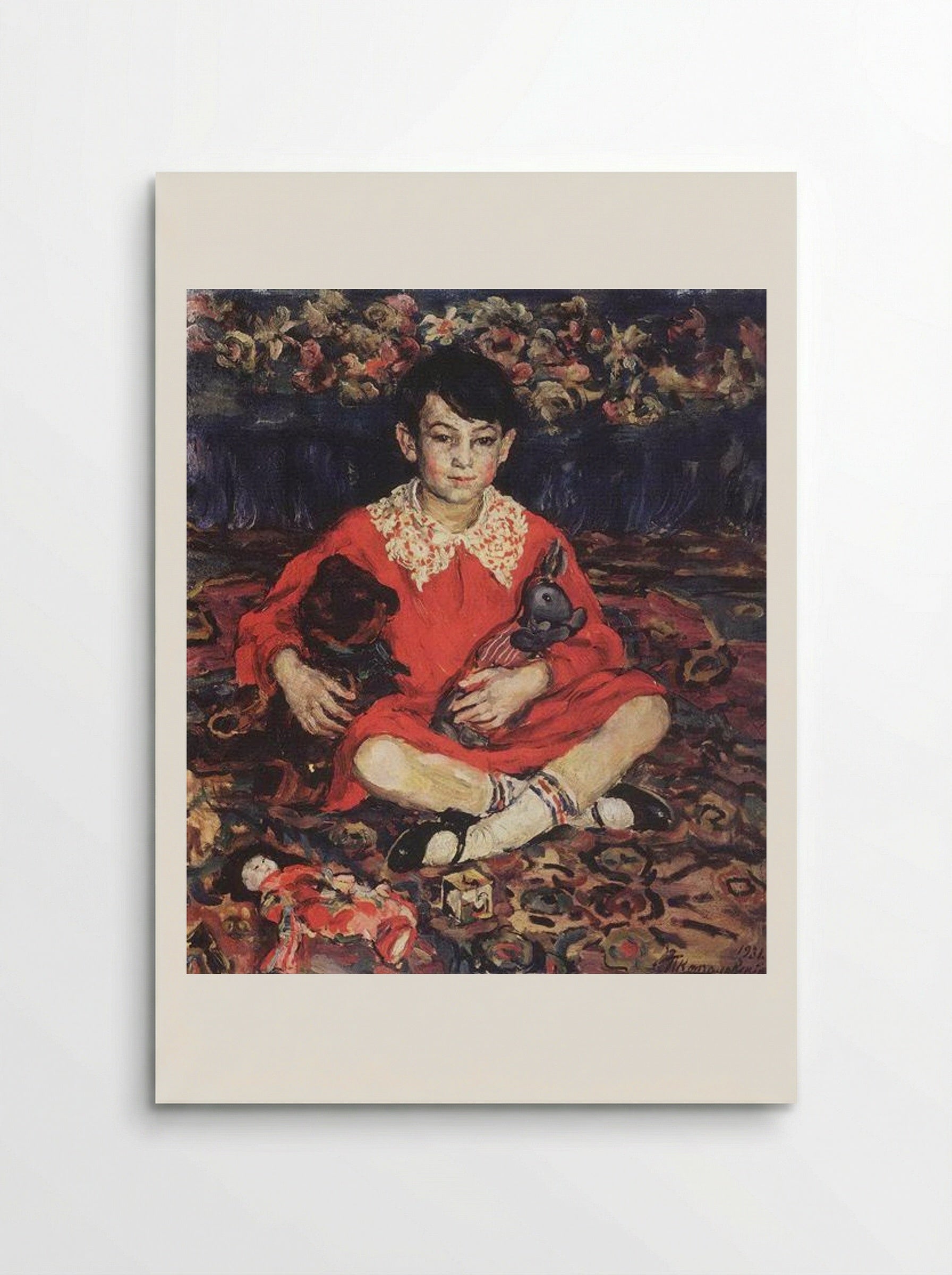 Portrait of Kamushka Benediktova - Pyotr Konchalovsky - Poster