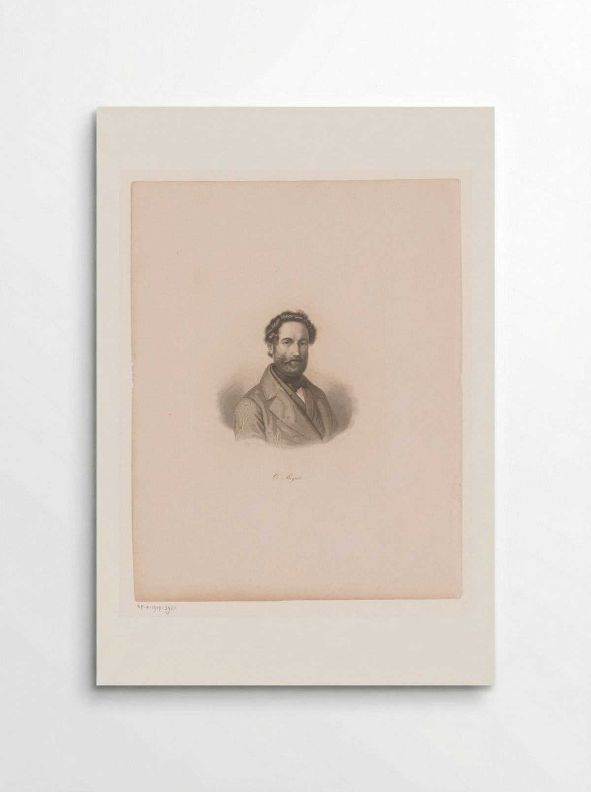 Portrait of Karl Begas - Karl Begas - Poster
