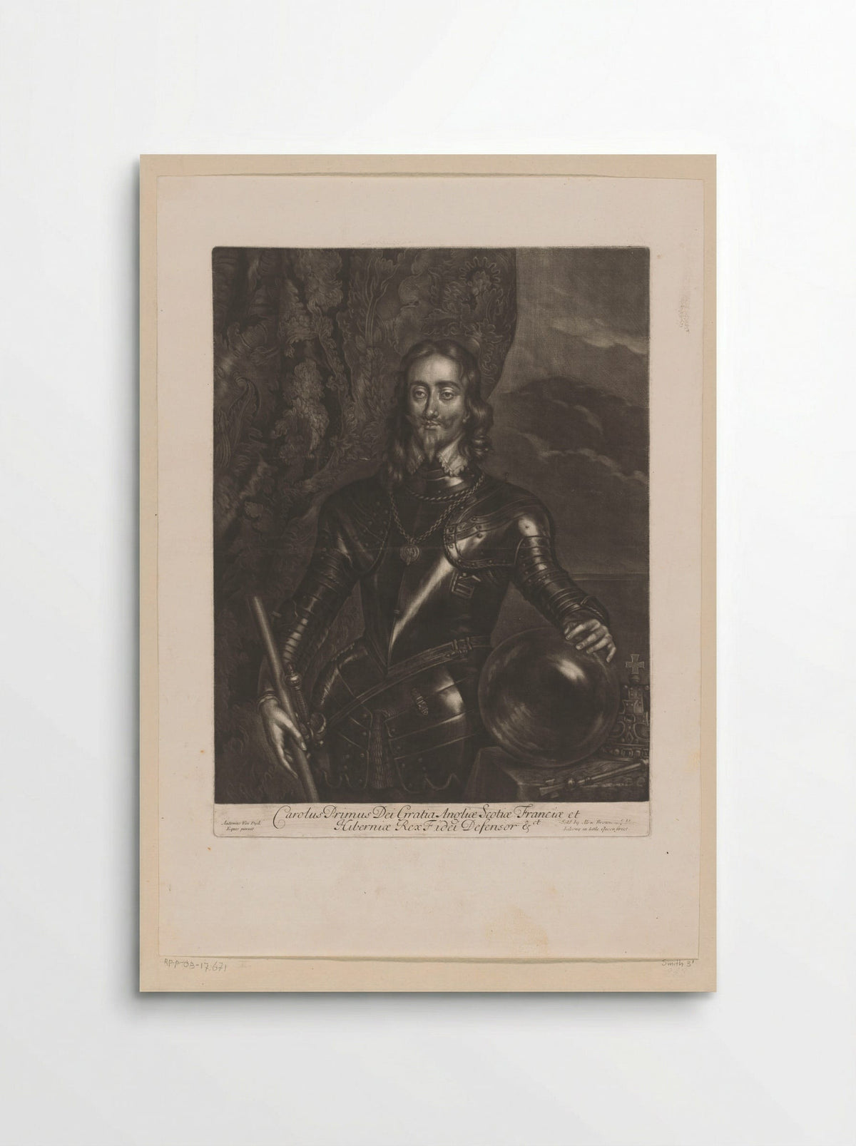 Portrait of King Charles I - Alexander Browne - Poster